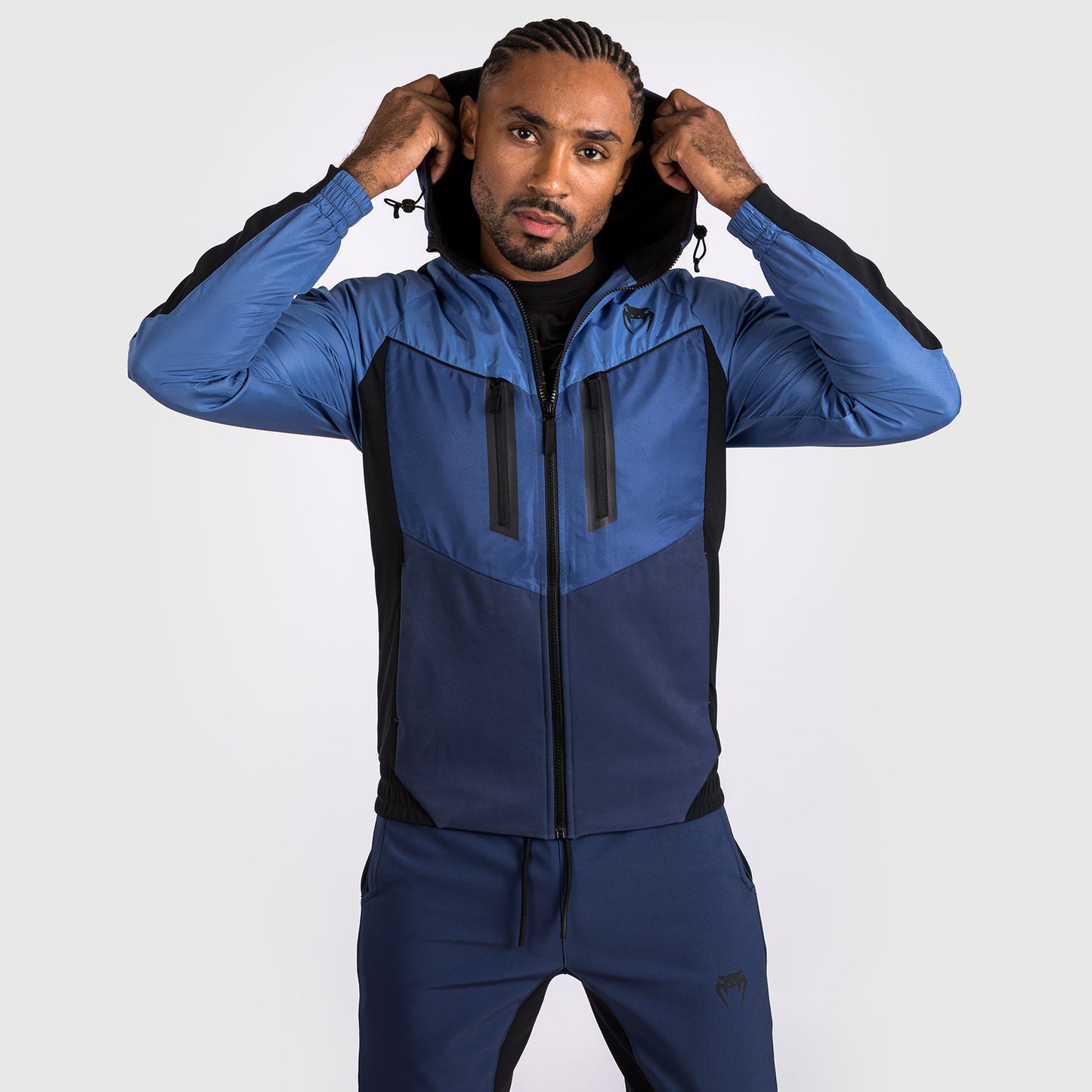 Venum Laser 3.0  Track Jacket - Negro/Azul
