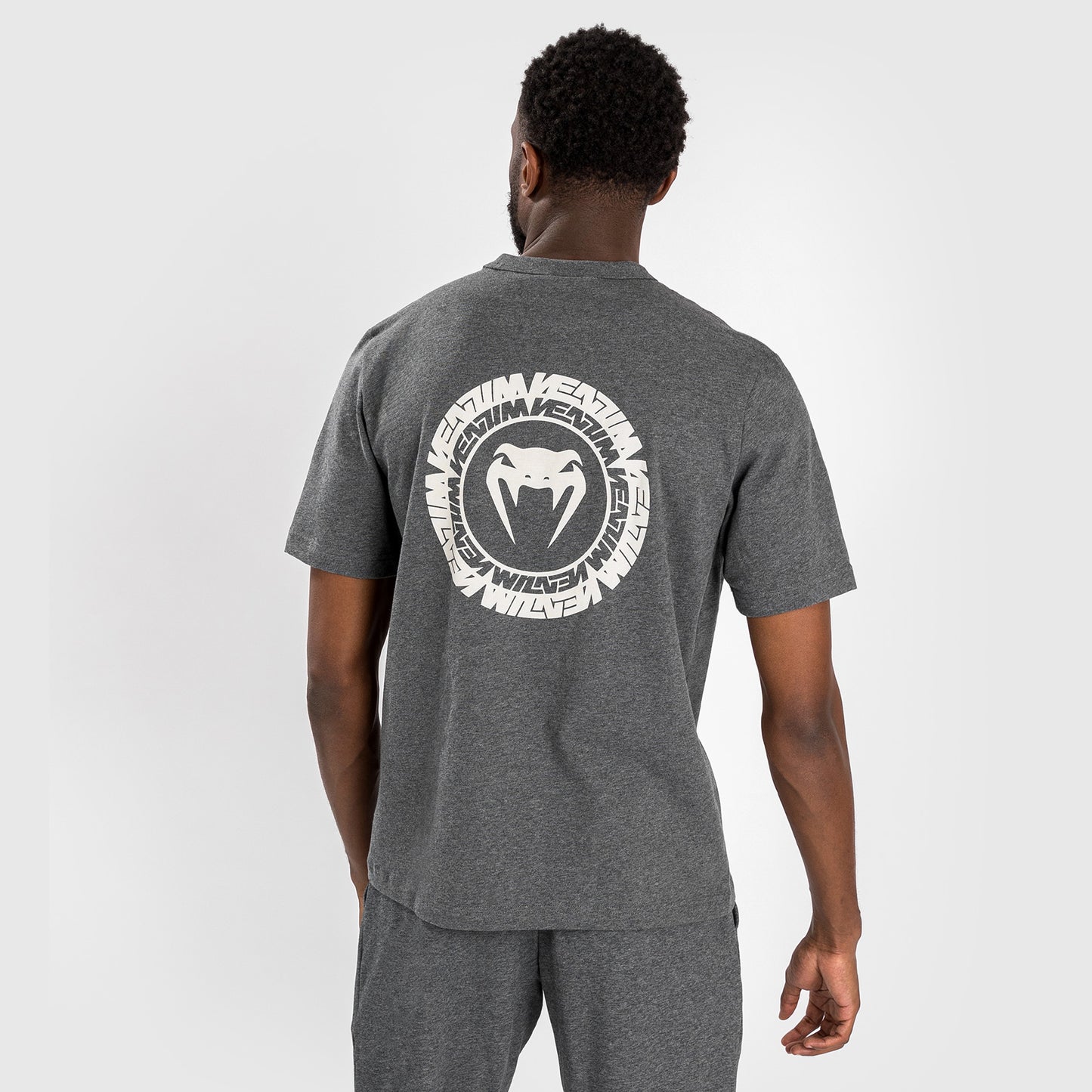 Venum Vortex XL Camiseta para Hombre - Gris Jaspeado Oscuro