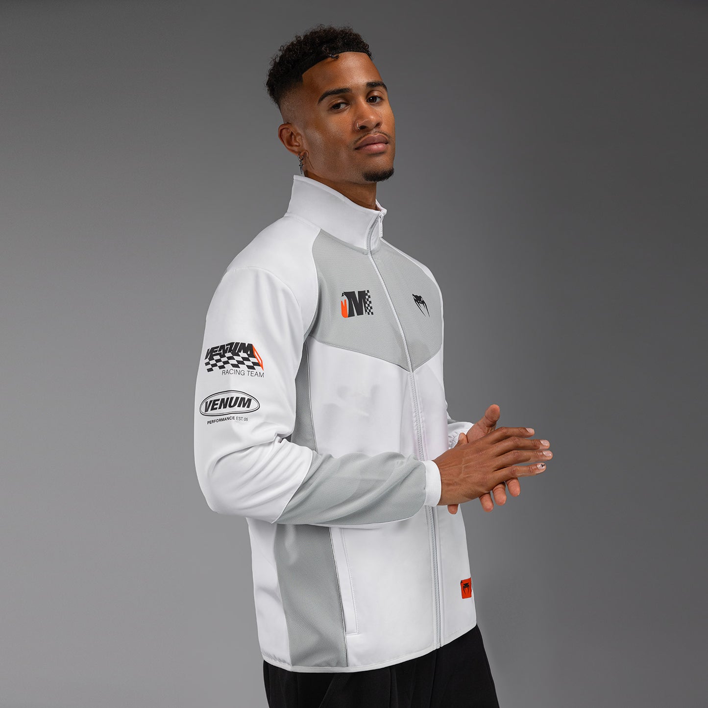 Venum Motorsport Chaqueta Softshell - Blanco Nieve