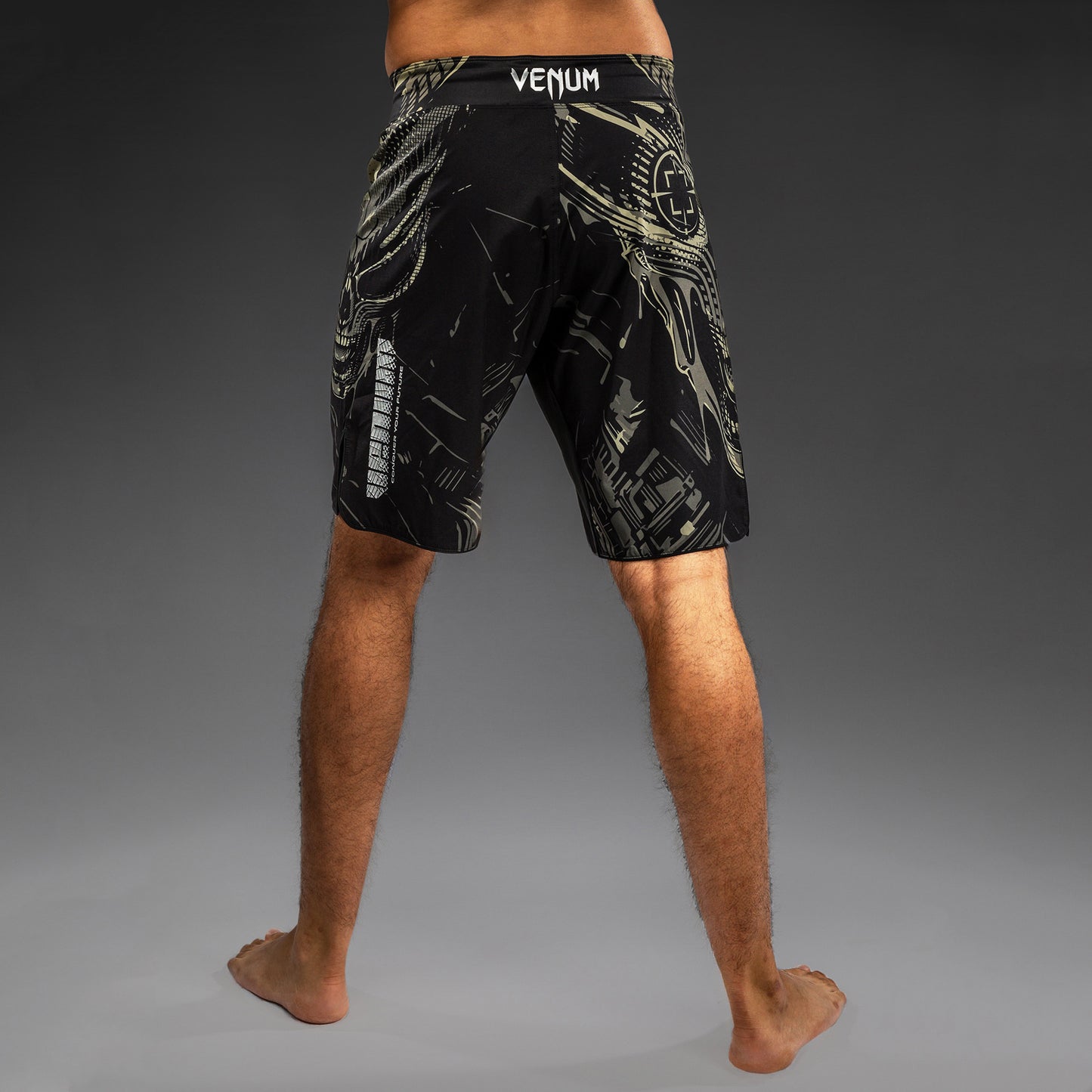 Venum Invader Pantalones de Lucha - Negro/Sand