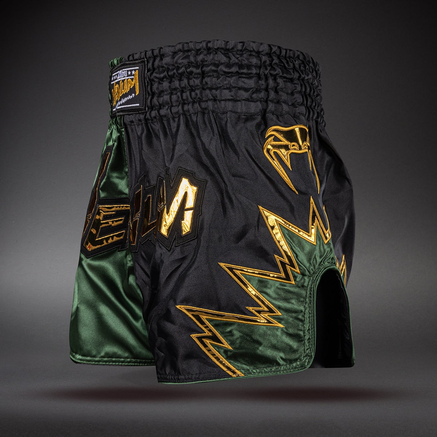 Venum Inferno 2.0 Pantalones Cortos de Muay Thai - Negro/Caqui