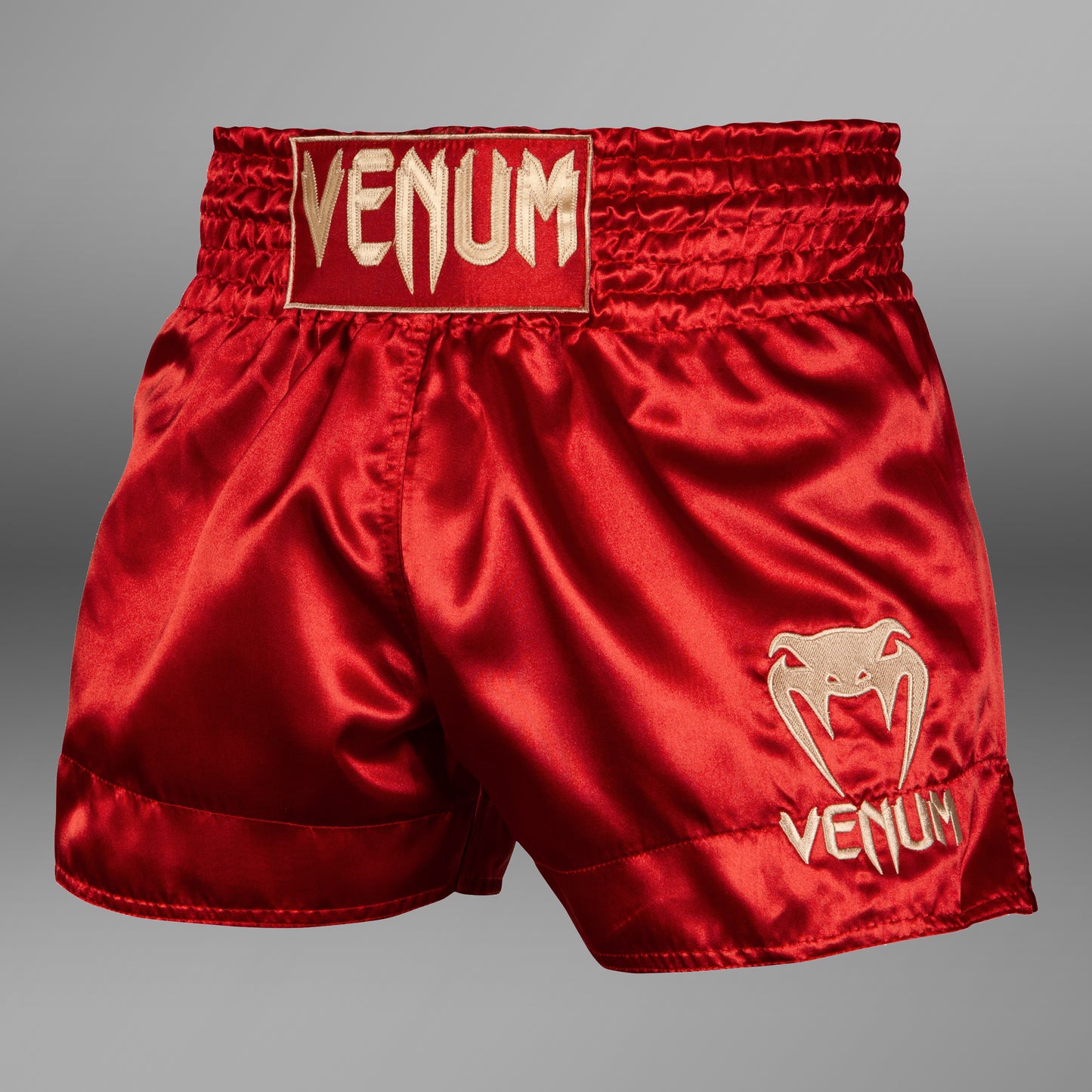 Venum Classic Short de Muay Thai - Burdeos/oro