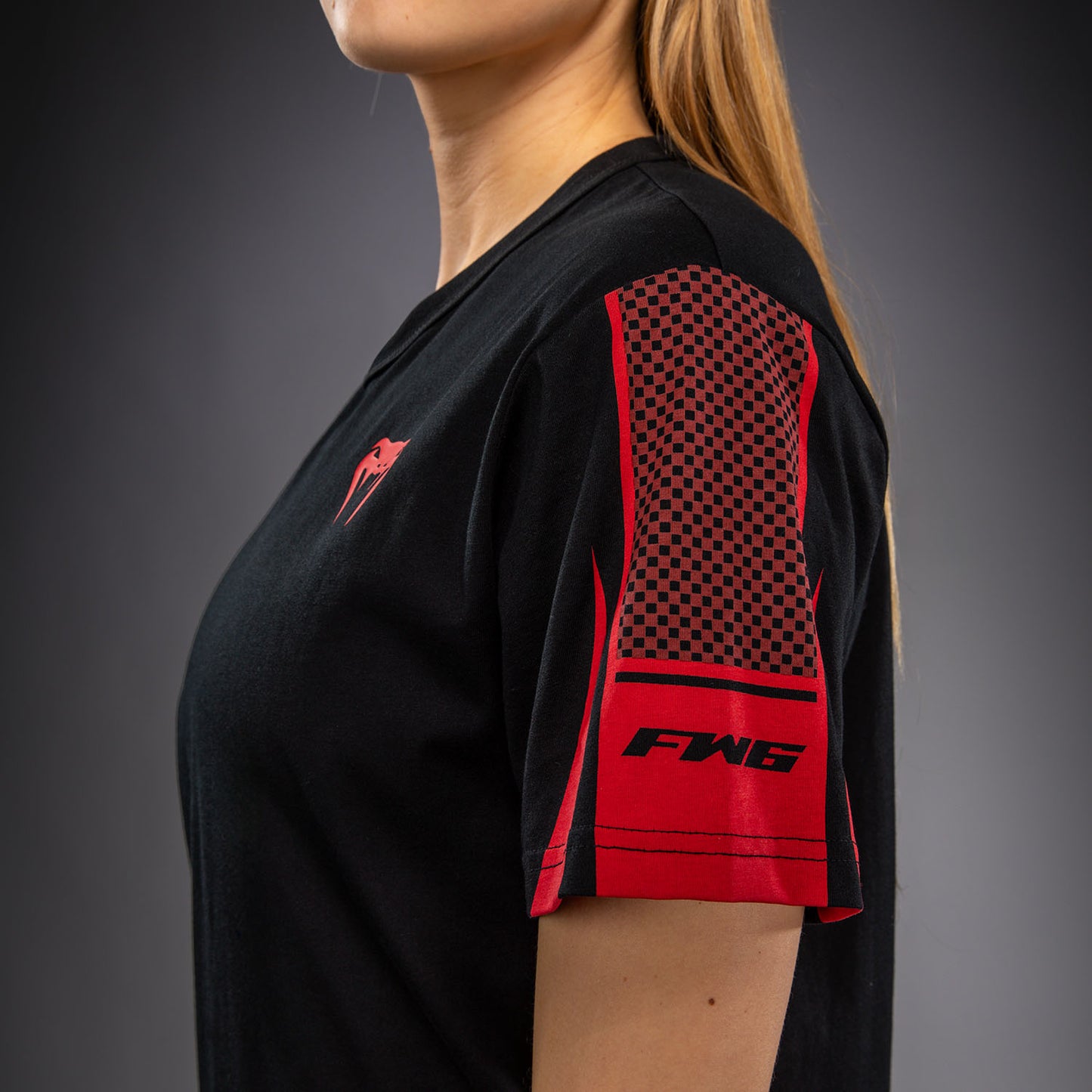 Venum UFC Unity by Venum Authentic Fight Week Camiseta de Manga Corta para Mujer - Negro