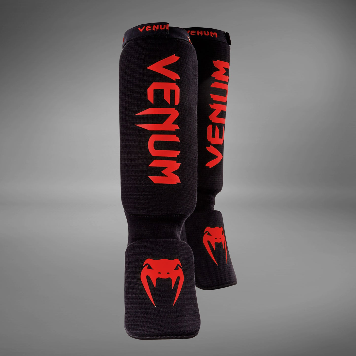 Venum Kontact Espinilleras - Negro/Rojo