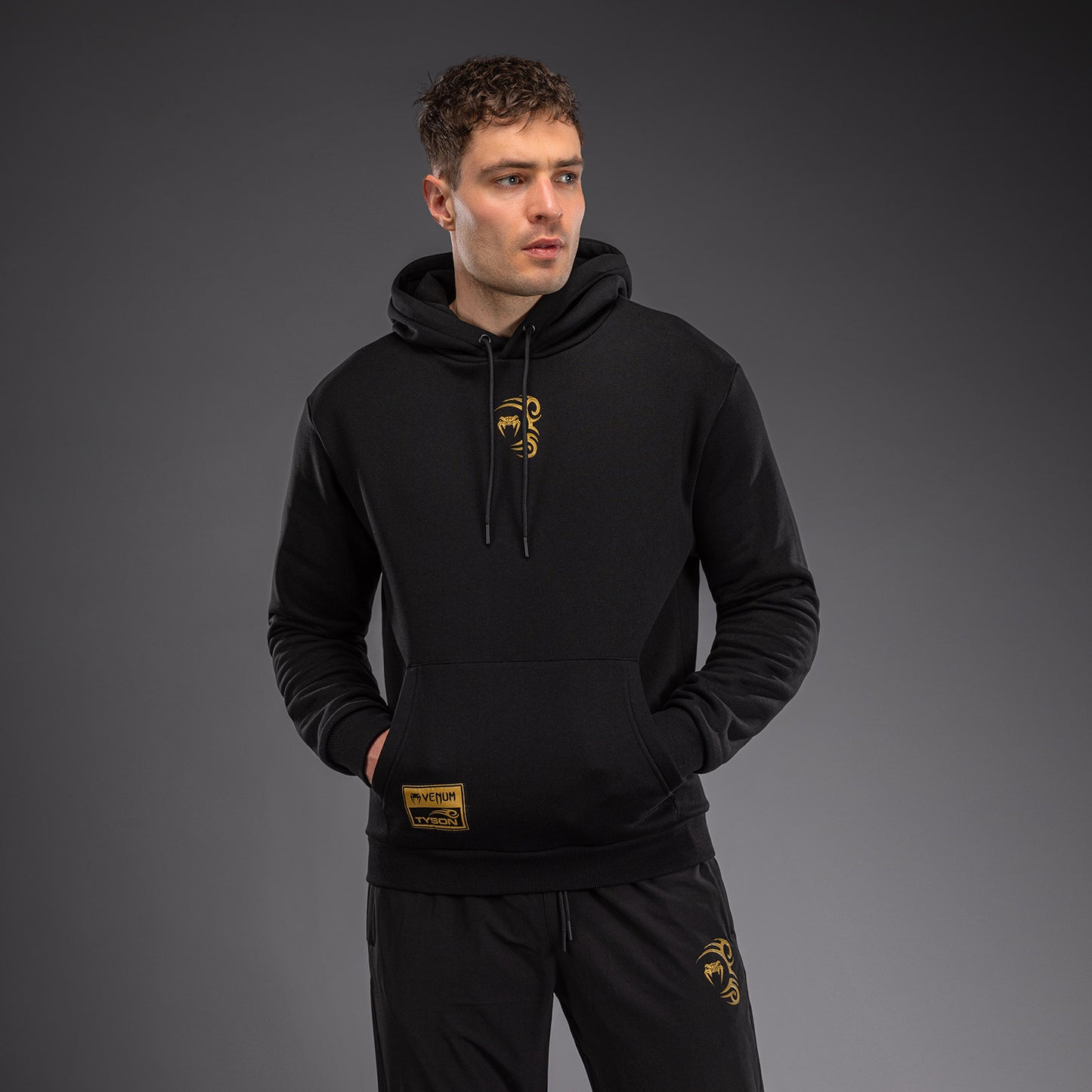 Venum x Mike Tyson Tiger Sudadera con Capucha Tiger - Negro/Oro