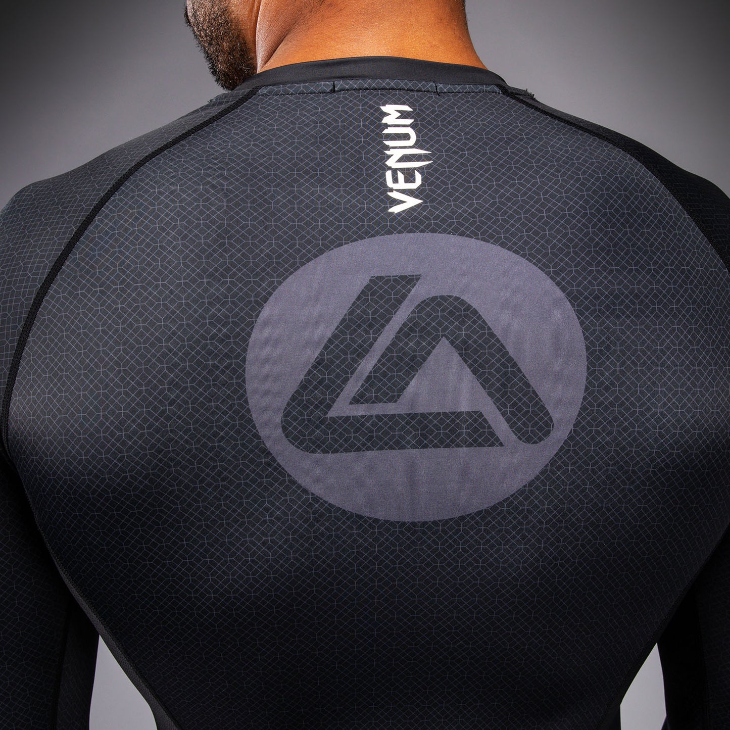 Venum x Roger Gracie Academy Rashguard Manga Larga - Negro