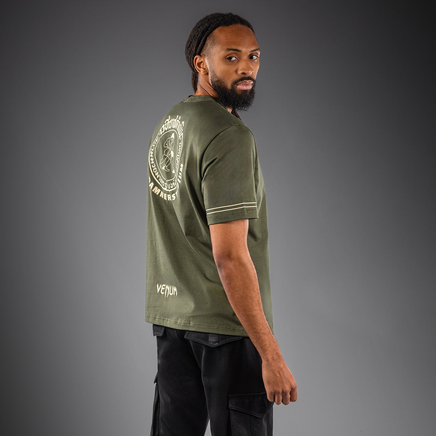 Venum x Rajadamnern Camiseta - Verde Militar