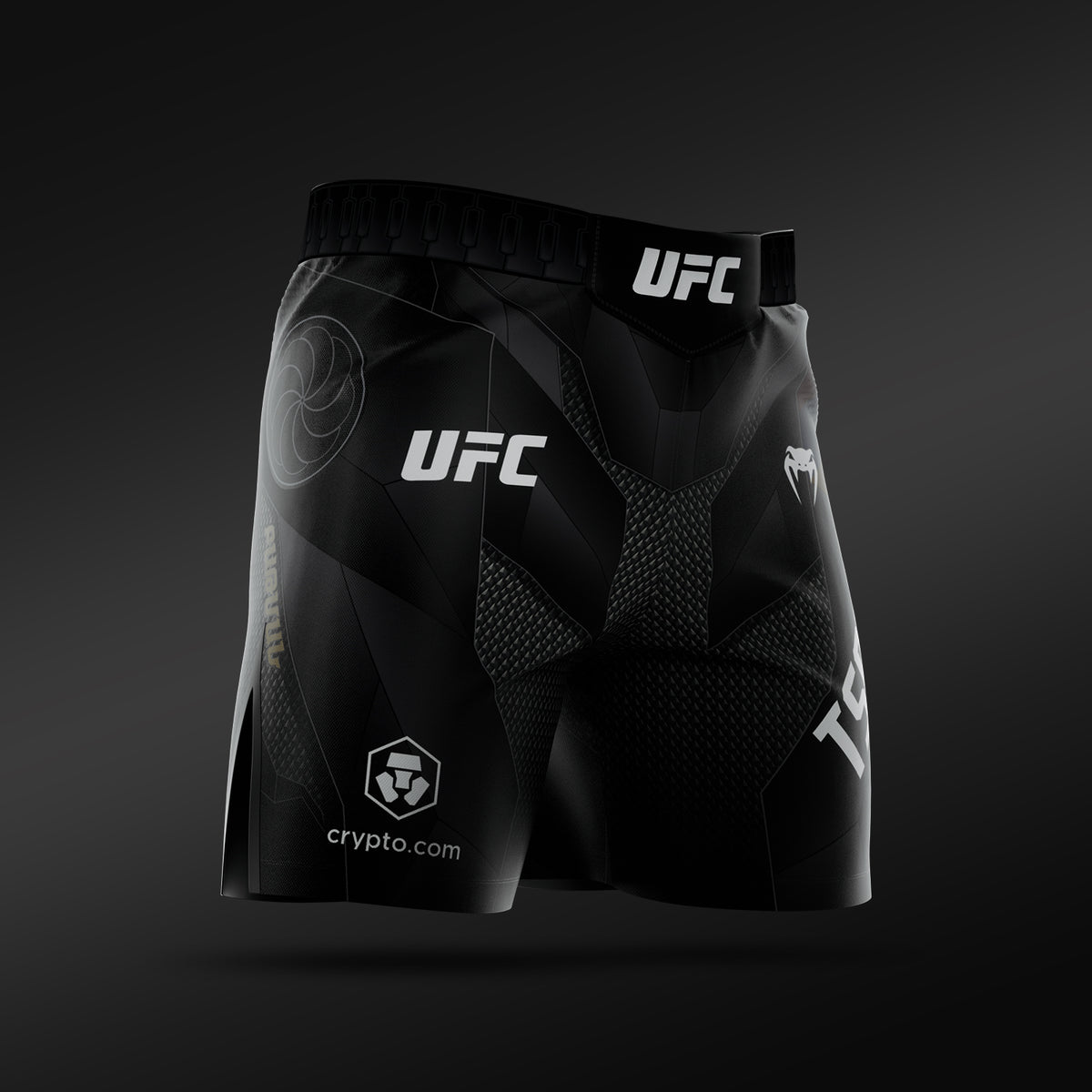 UFC Adrenaline Unrivaled by Venum Pantalón corto de lucha para hombre corte corto Arman Tsarukyan - Negro