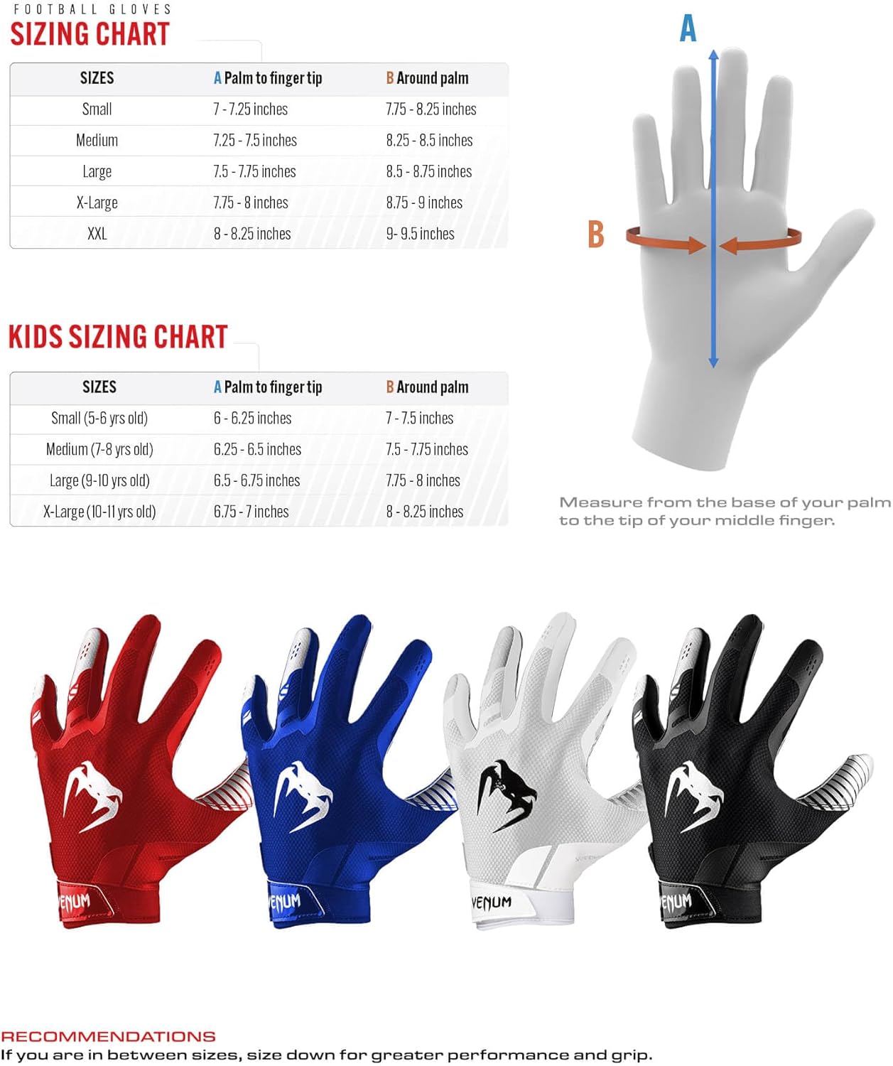 Venum Elite Guantes de Fútbol - Azul Real/Plata