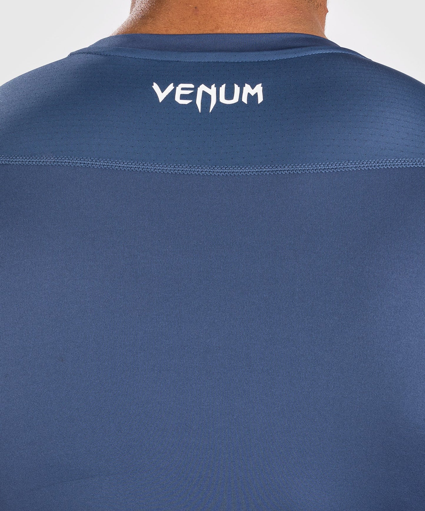 Venum Attack Rashguard de Manga corta para Hombre - Azul marino