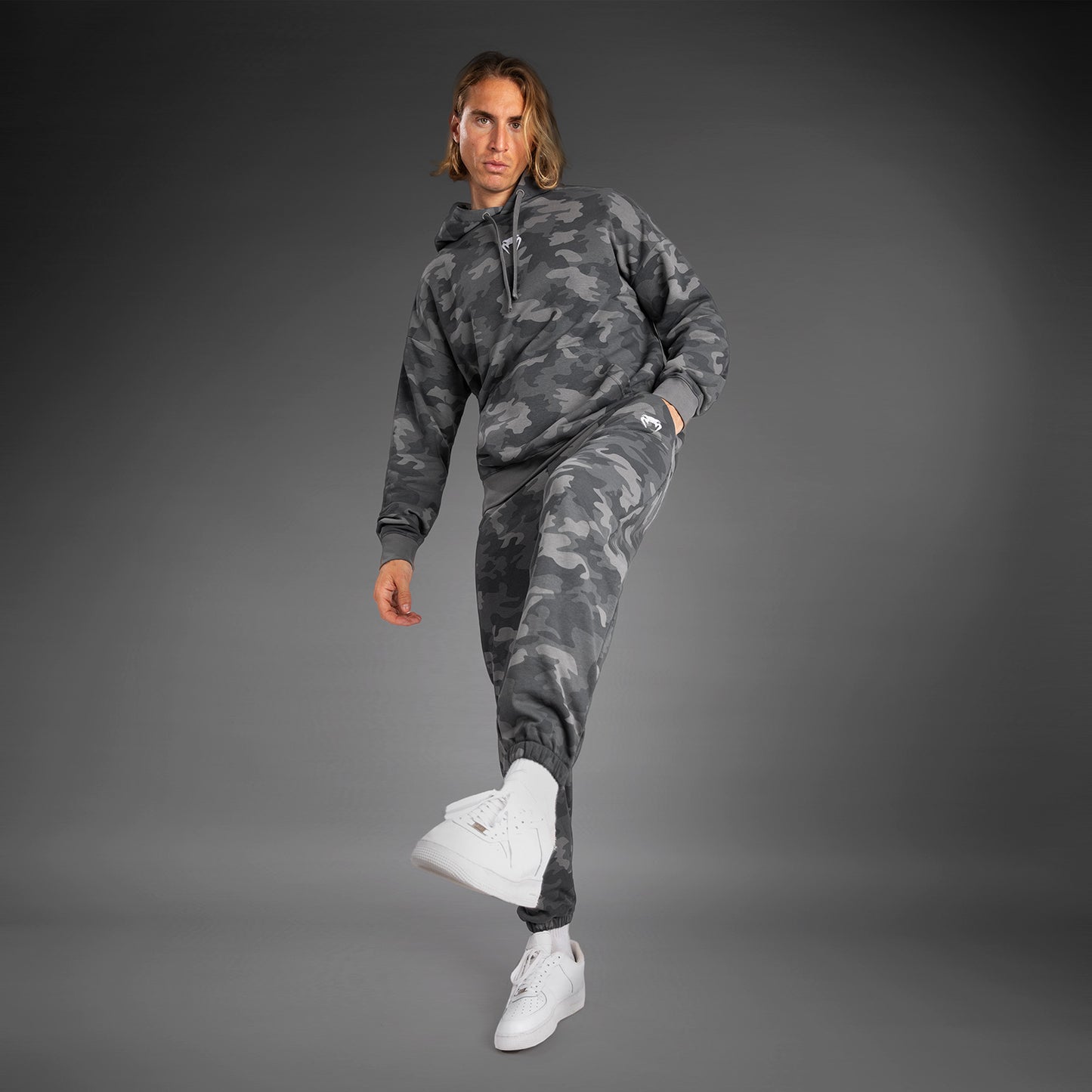 Venum Vortex XL Sudadera Con Capucha para Hombre - Camuflaje Antracita