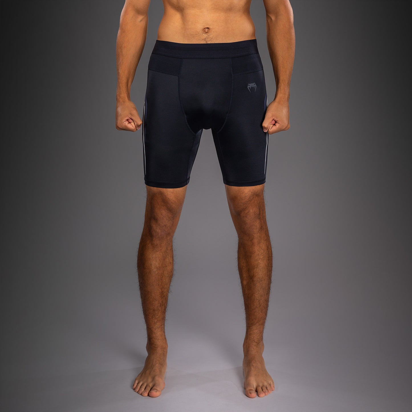 Venum G-Core Pantalón Corto de Compresión - Azul Marino/Blanco
