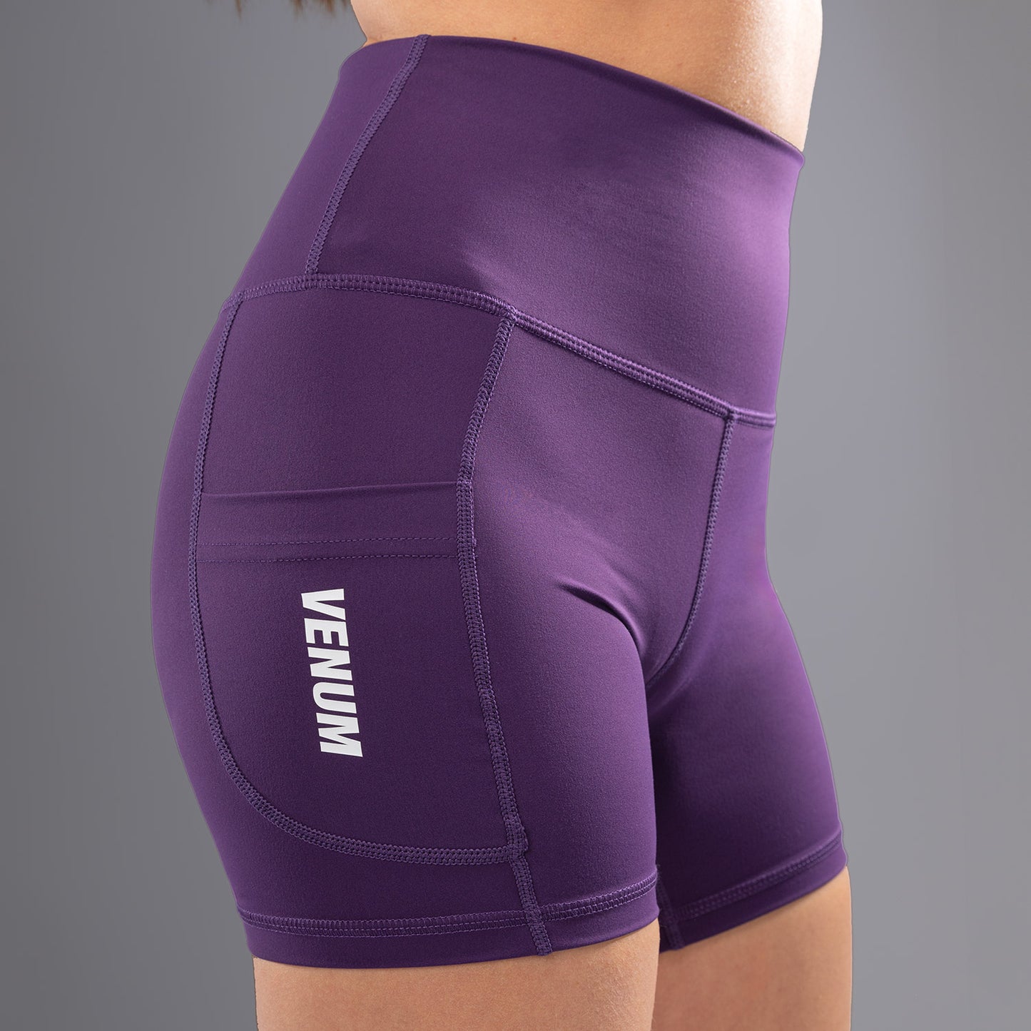 Venum Essential Pantalones Cortos de Ciclismo para Mujer - Púrpura Profundo