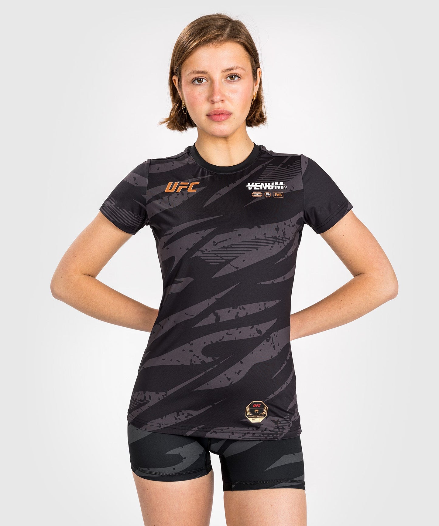 UFC Adrenaline By Venum Fight Week Camiseta de Mujer Dry-Tech - Urban Camo