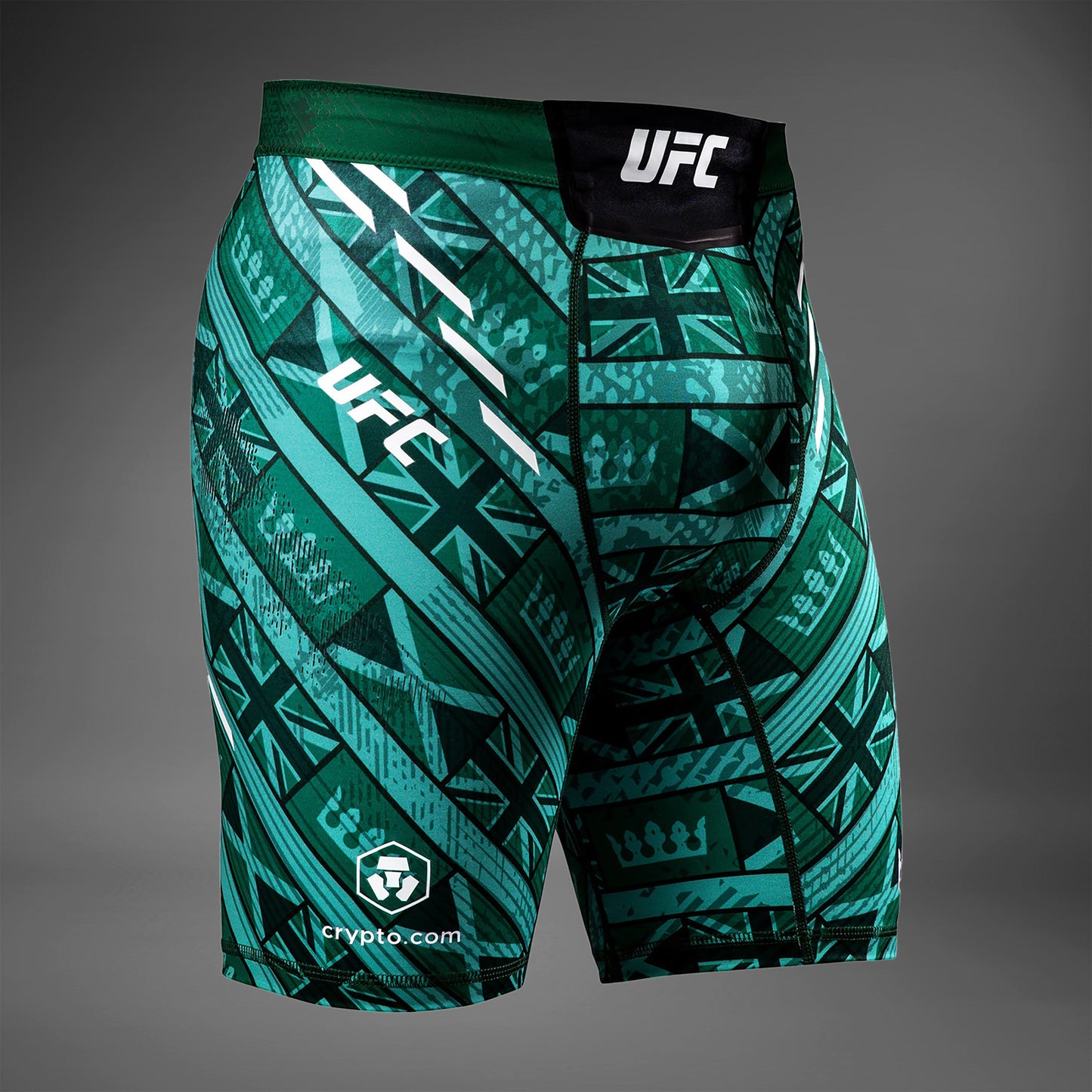 UFC Unrivaled by Venum Leon Edwards Pantalones Vale Tudo para Hombres - Verde