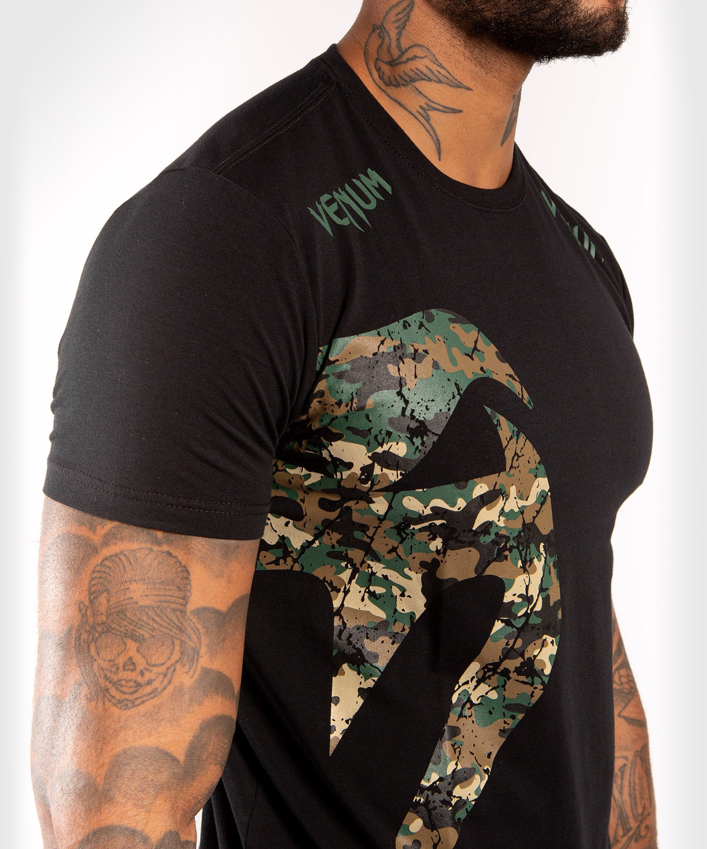 Venum Original Giant Camiseta - Negro/Camuflaje