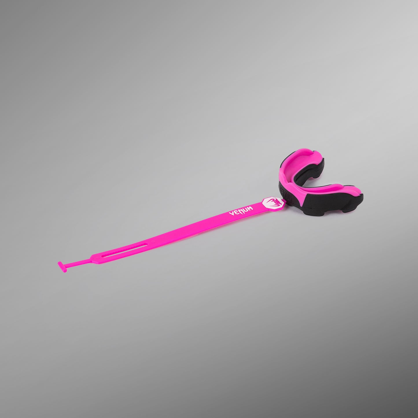 Venum Predator Protector Bucal con Correa/Sin Correa - Negro/Rosa