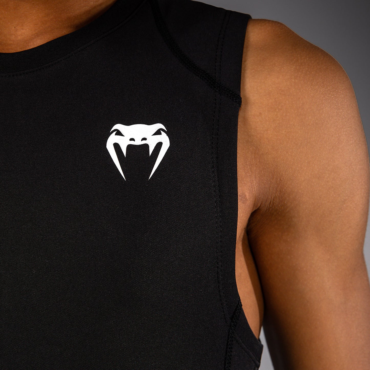 Venum Elite Football Camiseta de Compresión Sin Mangas Para Niños - Negro