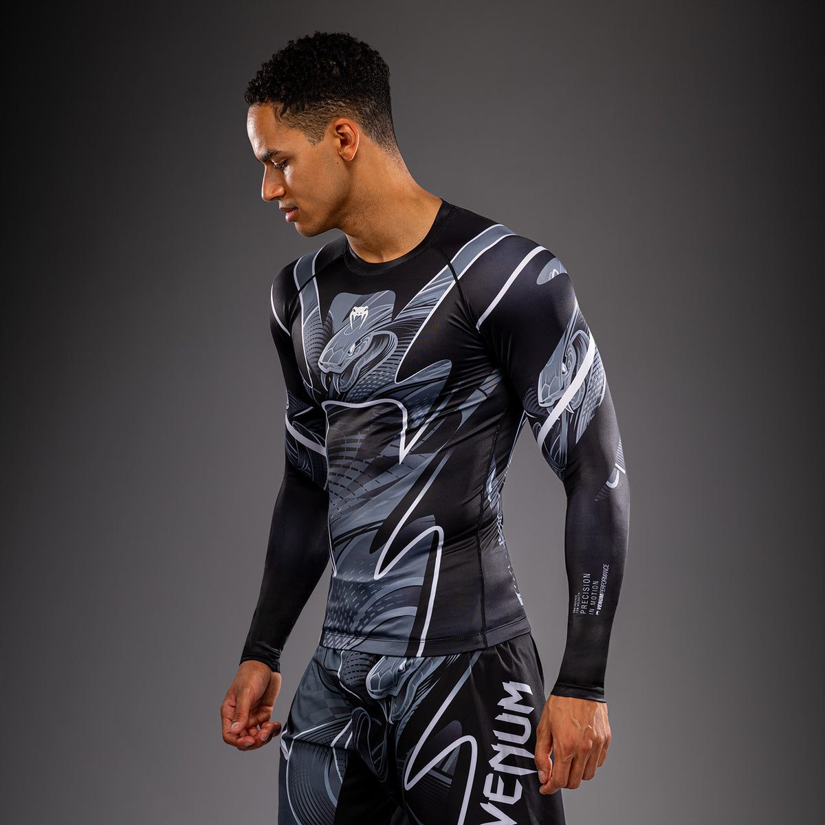 Venum Crimson Viper 2.0 Rashguard de manga larga - Negro/Gris