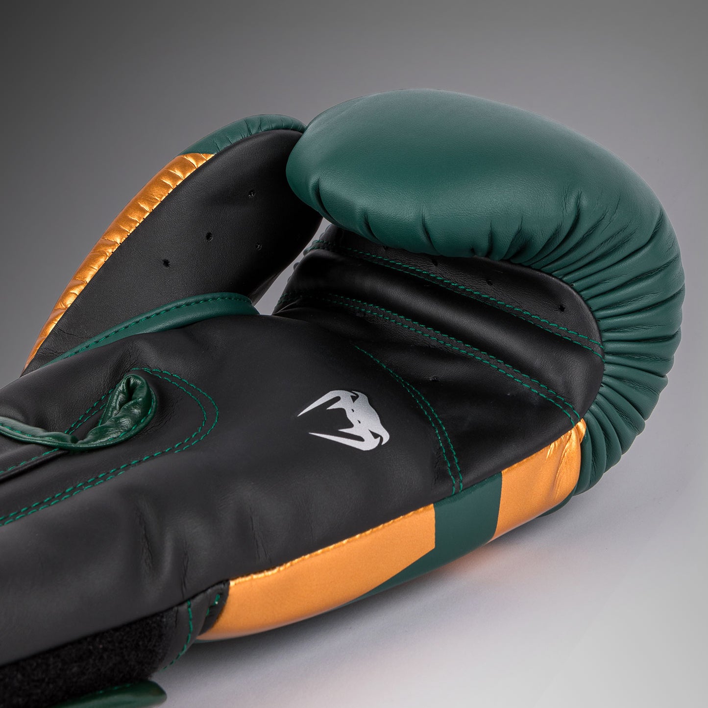 Venum Elite Guantes de boxeo - Verde/Bronce/Plata