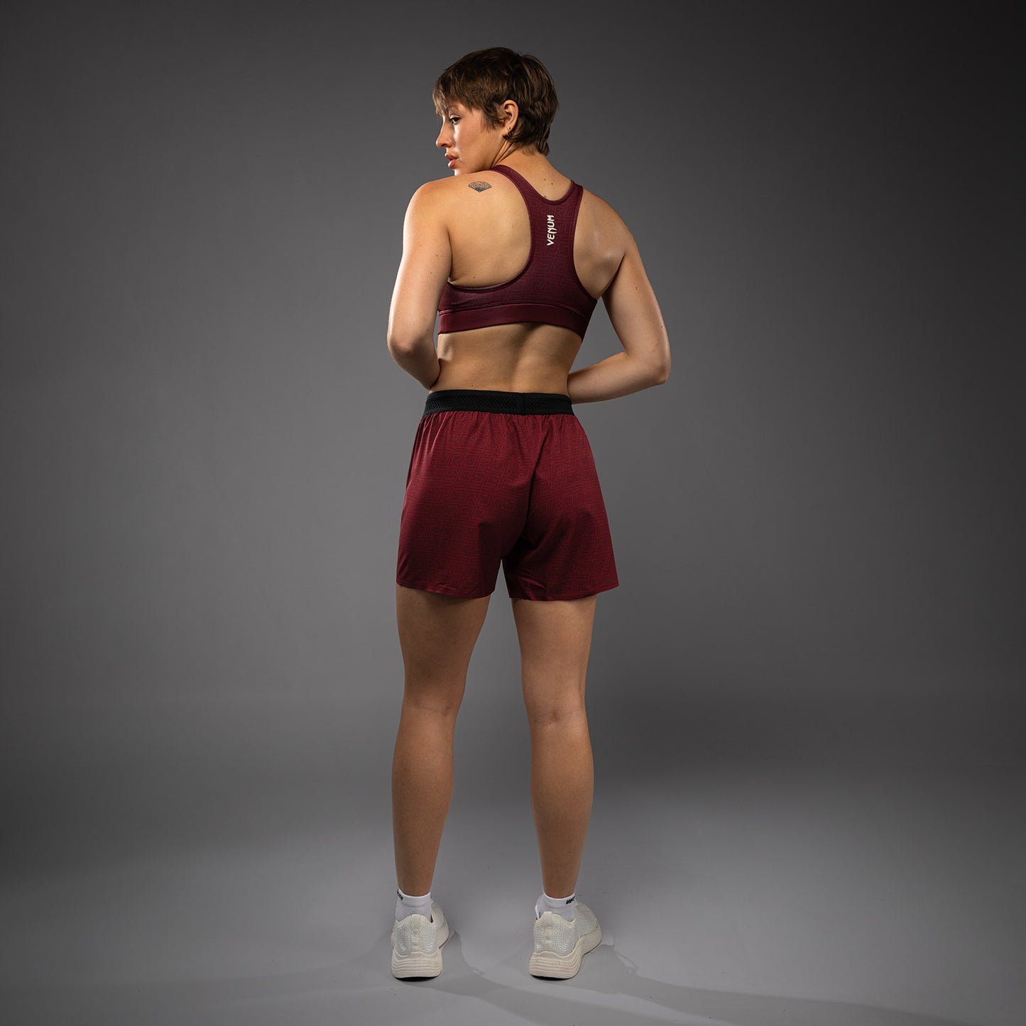 Venum x Ares Pantalones Cortos de Entrenamiento para Mujeres - Burdeos