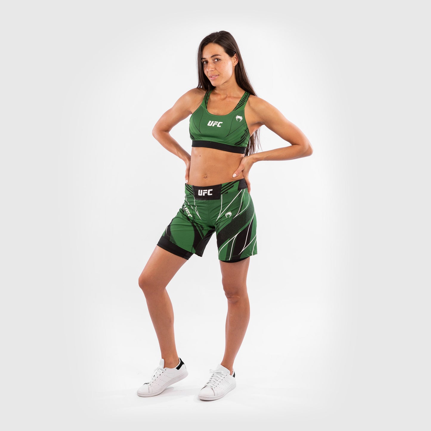 Pantalón De MMA Para Mujer Ufc Venum Authentic Fight Night – Modelo Largo - Verde