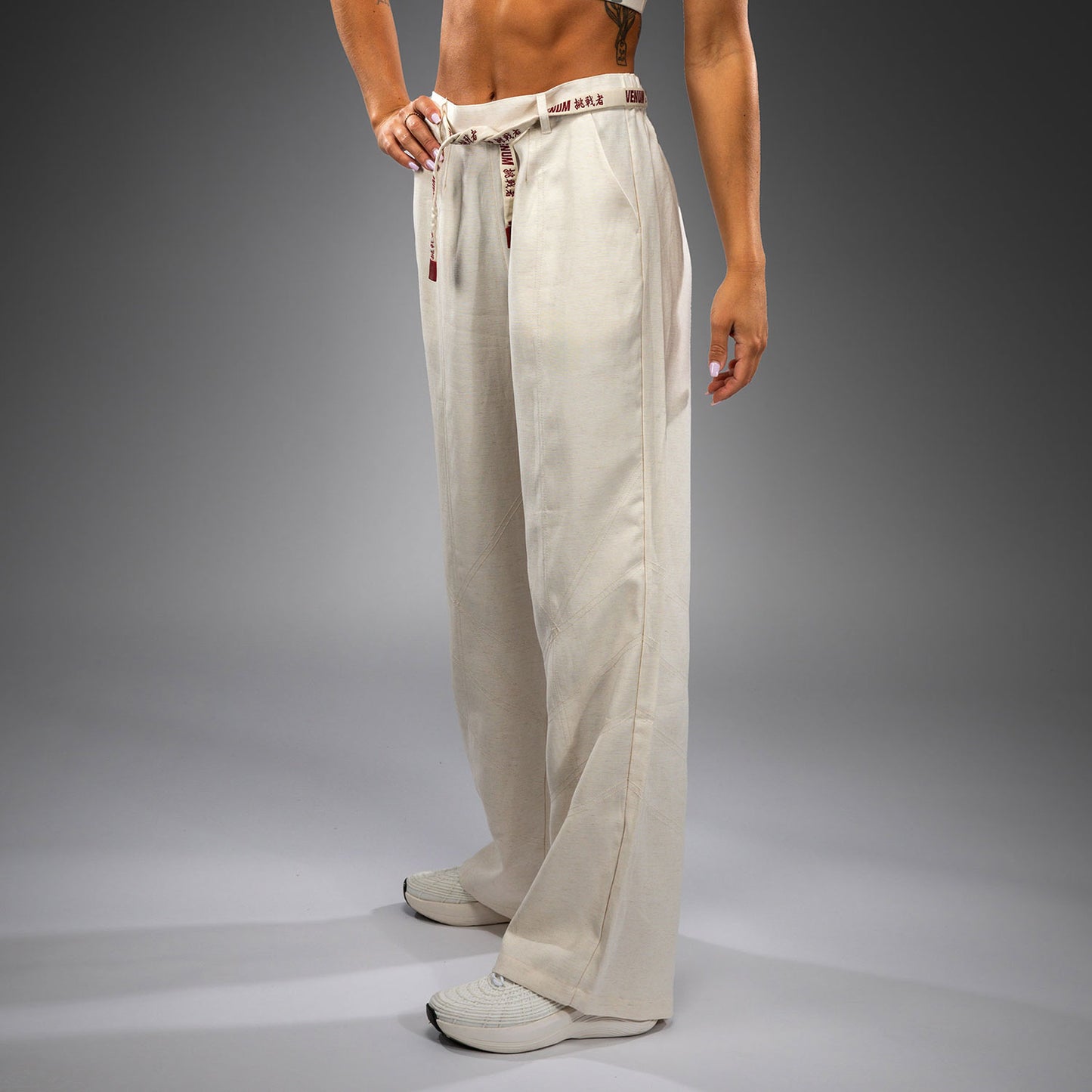 Venum Serpenti Pantalones Mujer – Marfil/Burdeos