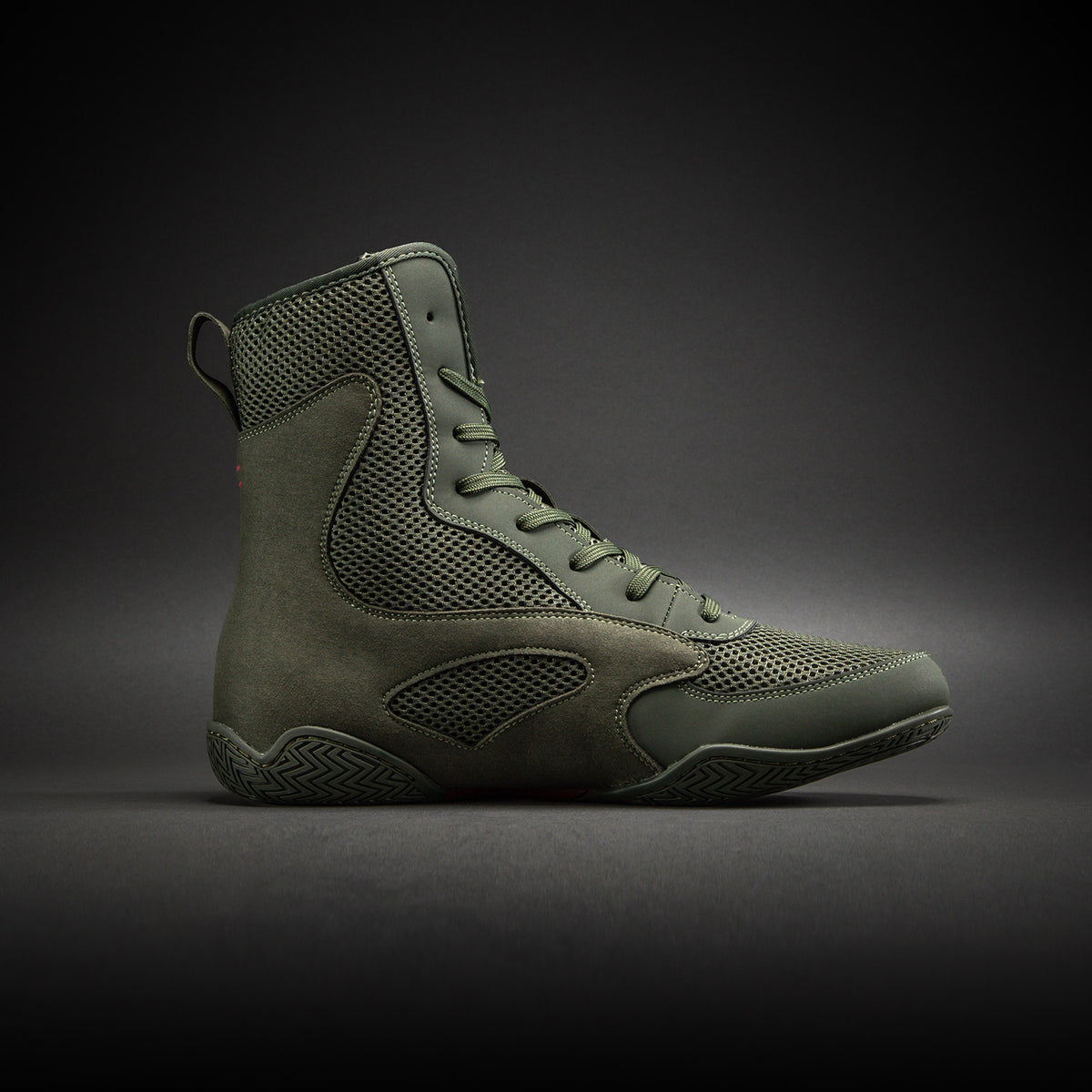 Venum Contender Zapatillas de boxeo - Caqui/Rojo
