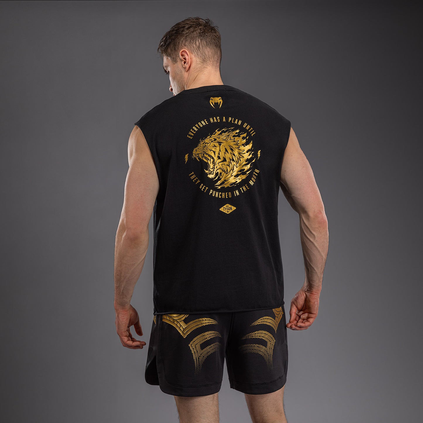 Venum x Mike Tyson Tiger Camiseta Sin Mangas - Negro/Oro