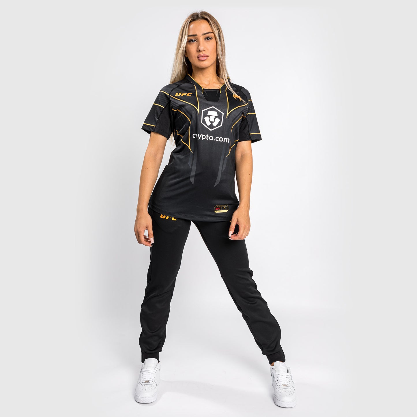 Camiseta UFC Venum Authentic Fight Night 2.0 Mujer - Campeón