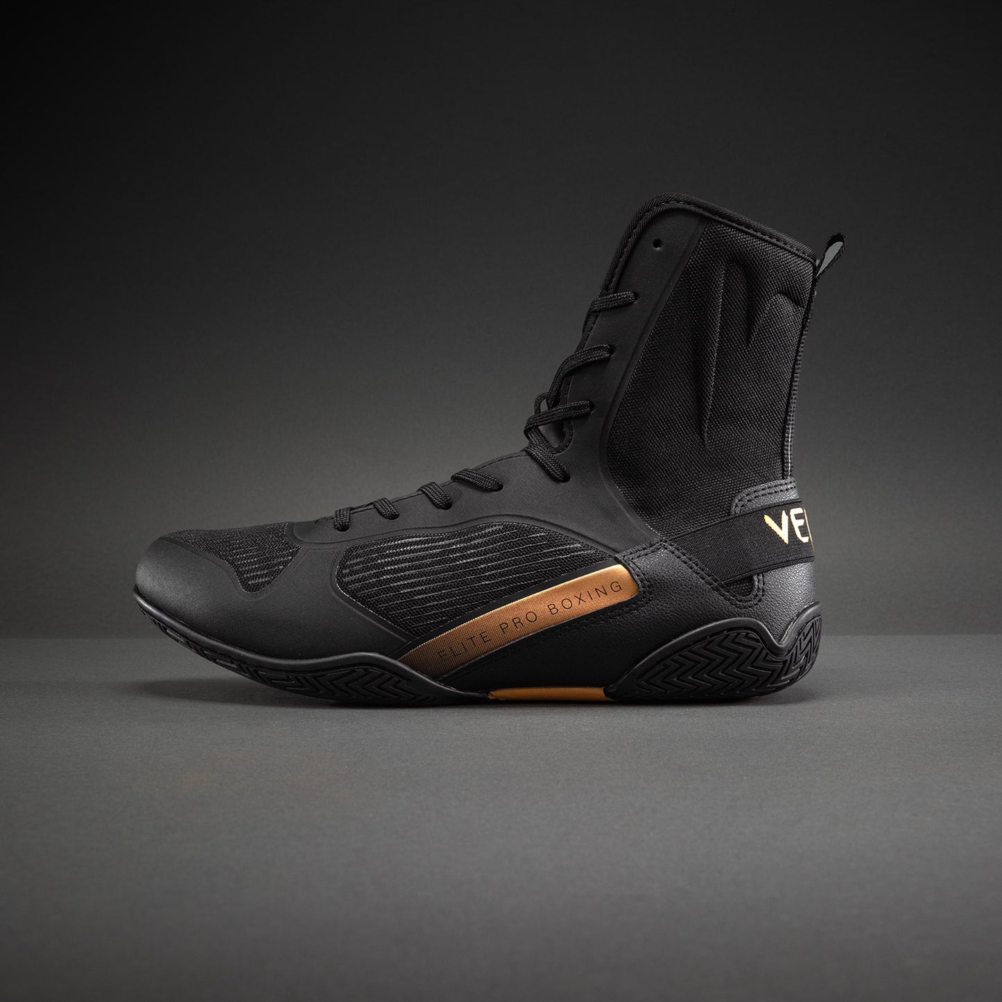 Venum Elite Neo Zapatillas de Boxeo – Negro/Oro