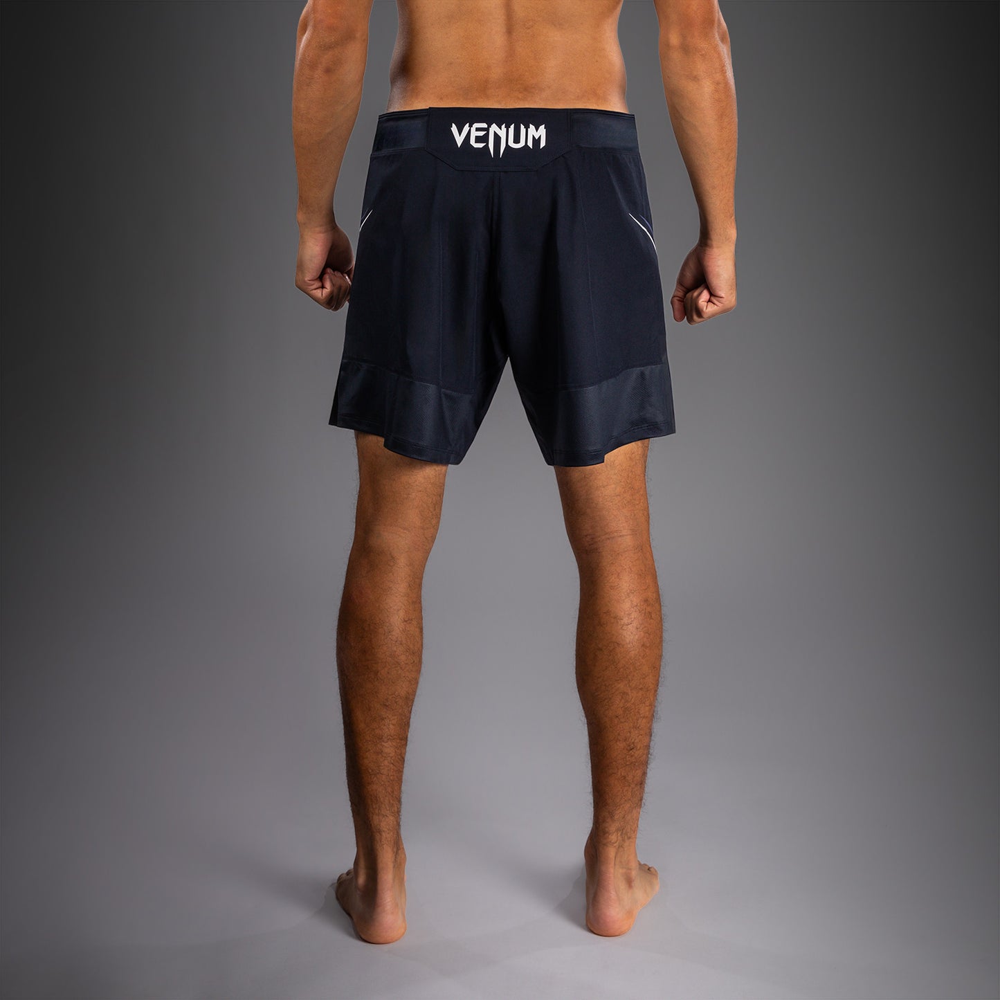 Venum G-Core Pantalón Corto de Combate - Azul Marino/Blanco