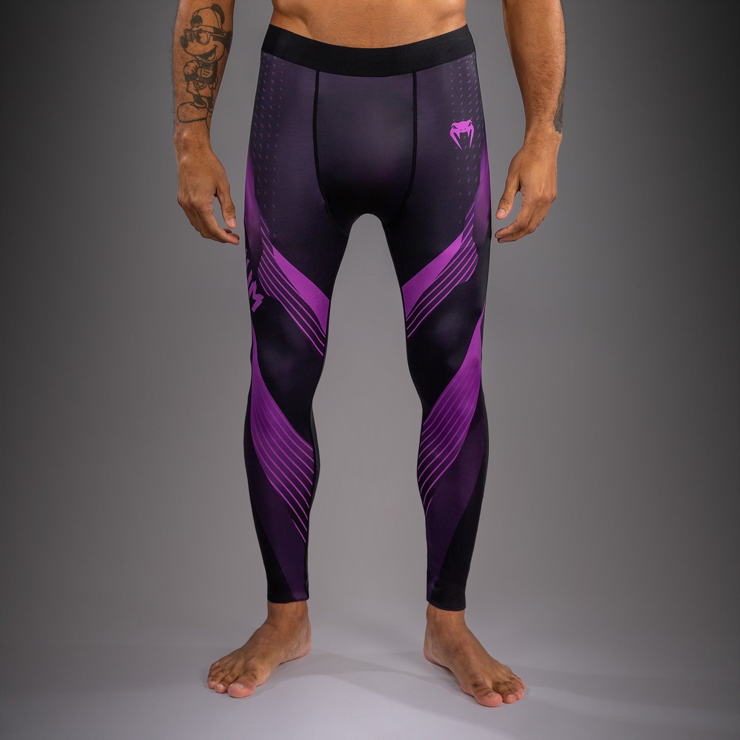 Venum No-Gi 6.0 Spats - Negro/Morado