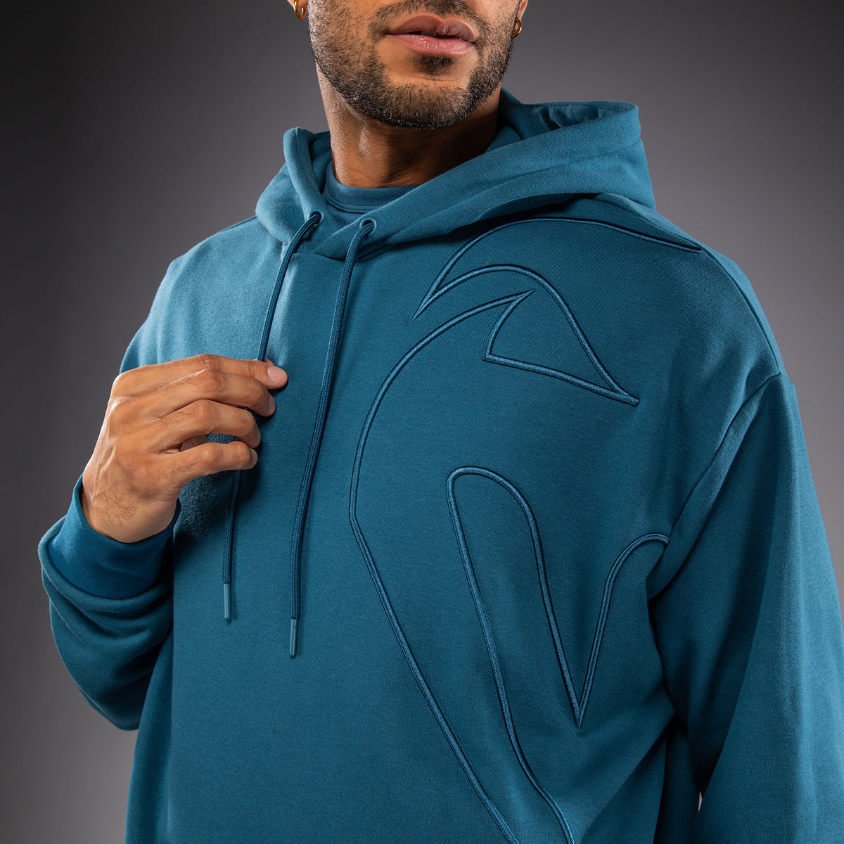 Venum Giant 3D Sudadera con Capucha - Azul Océano