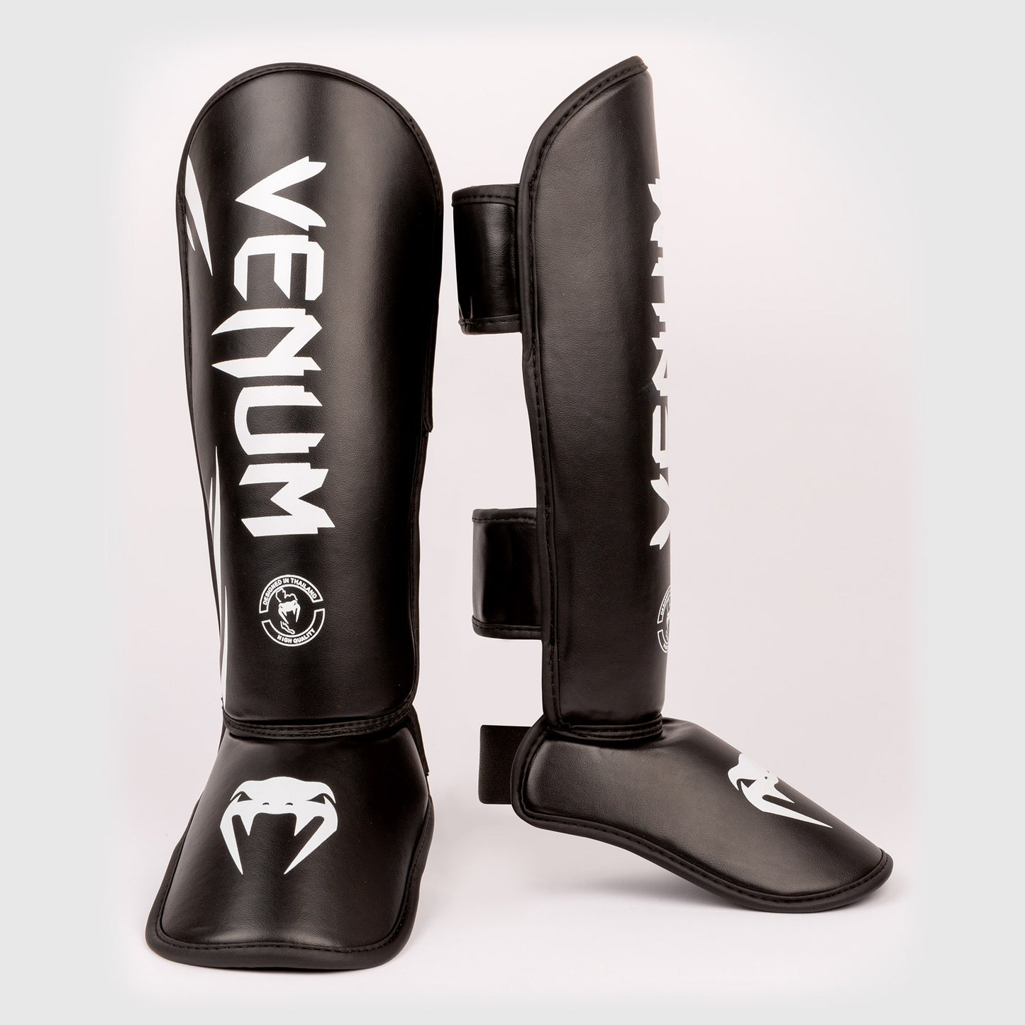 Espinilleras Venum Challenger - PARA NIÑOS - Negro/Blanco