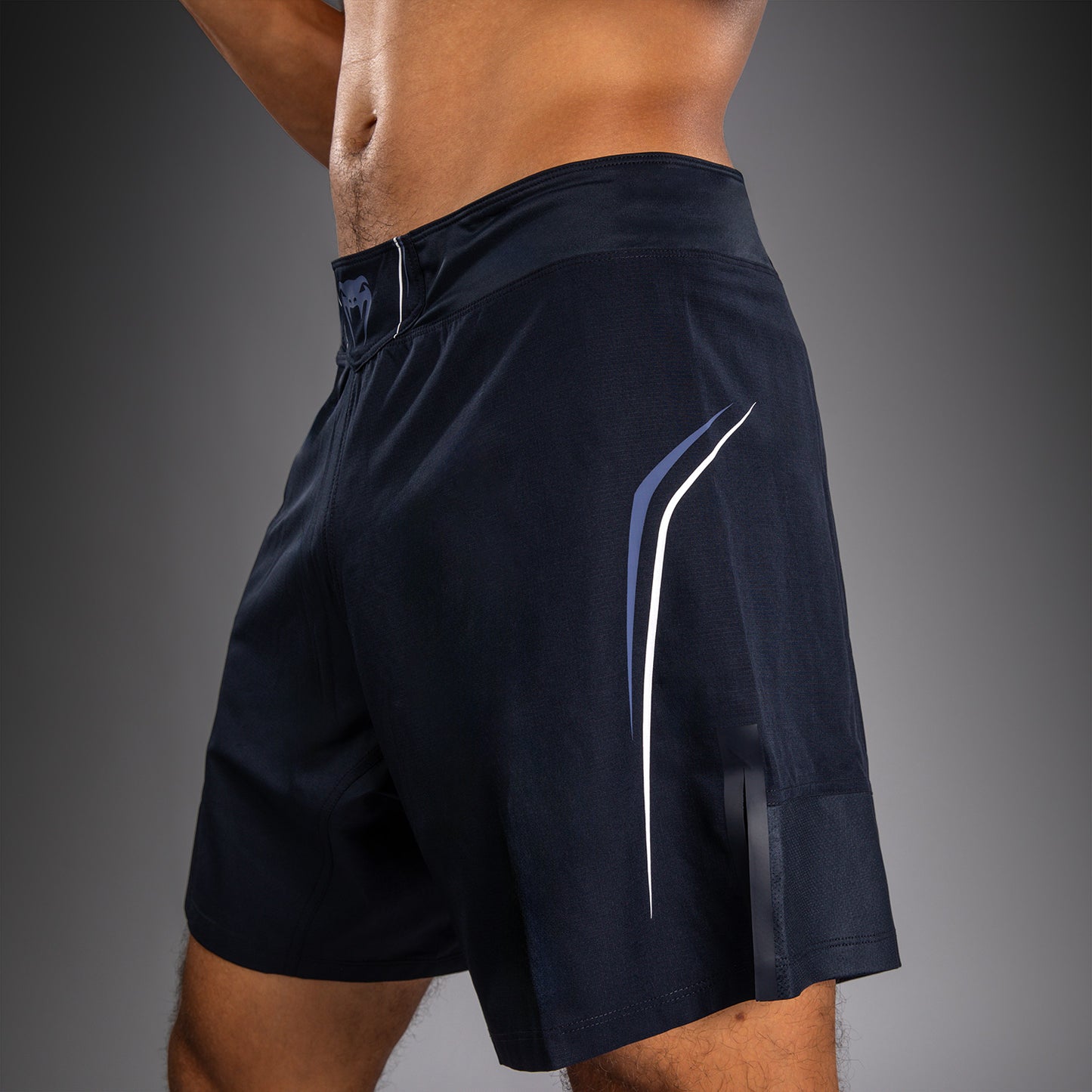 Venum G-Core Pantalón Corto de Combate - Azul Marino/Blanco