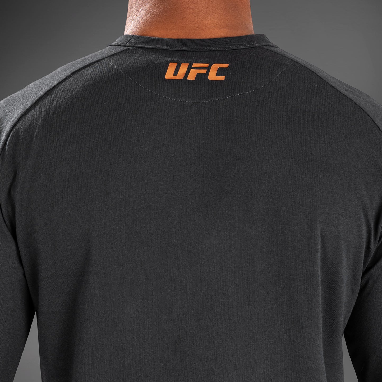 UFC Adrenaline By Venum Fight Week Camiseta de Manga Larga para Hombre - Gris Antracita