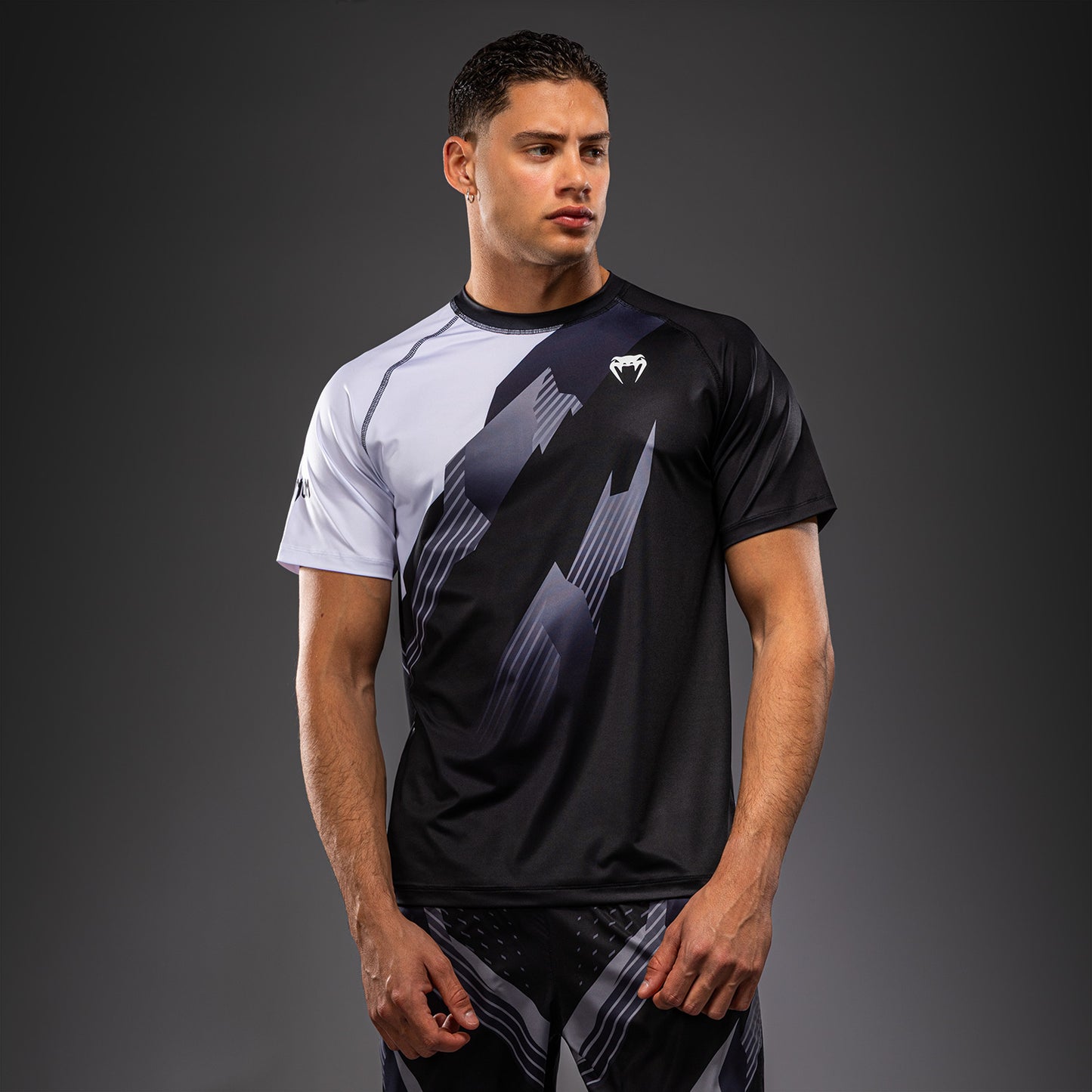 Venum No-Gi 6.0 Camiseta Dry Tech - Negro/Blanco