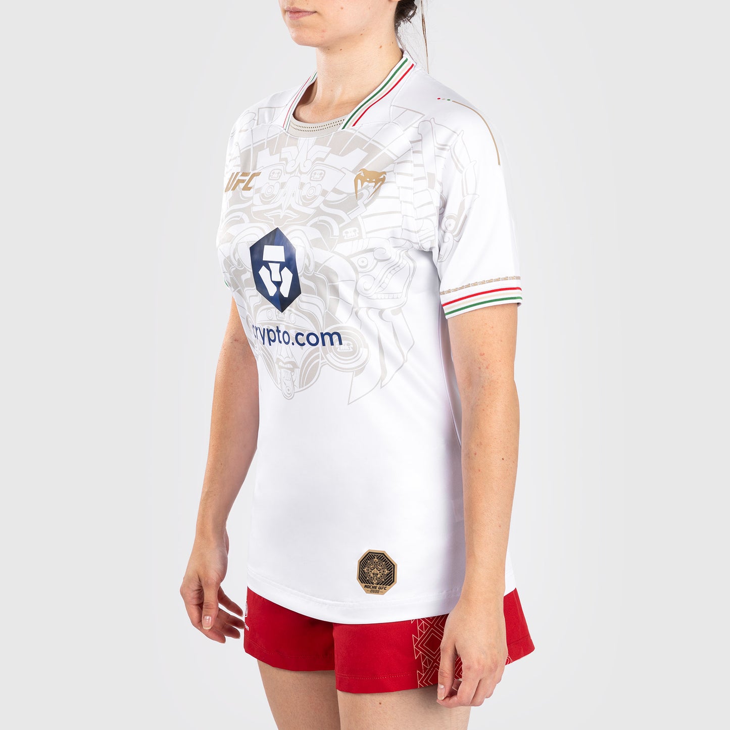 Noche UFC by Venum Authentic Fight Night Camiseta Dry Tech Mujer - Blanco