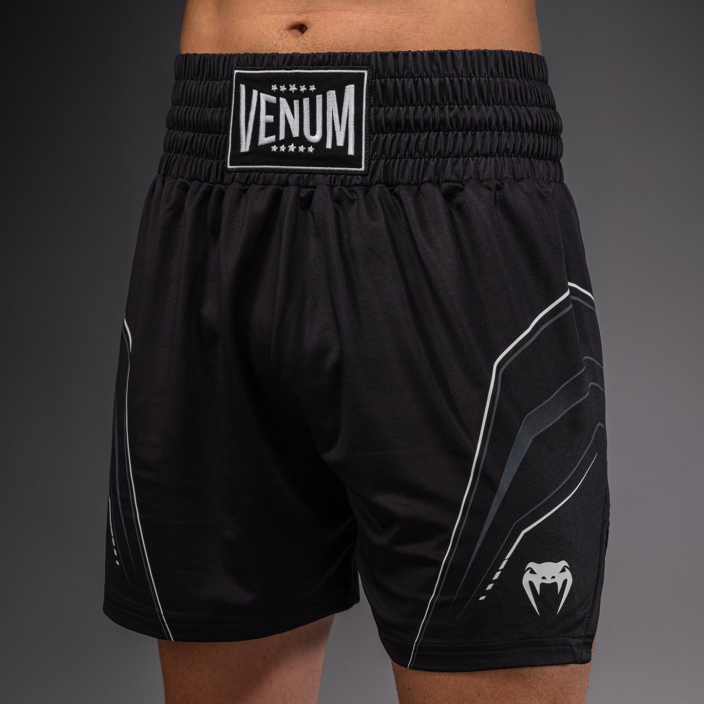 Venum Streamline Short de Boxeo – Negro/Blanco
