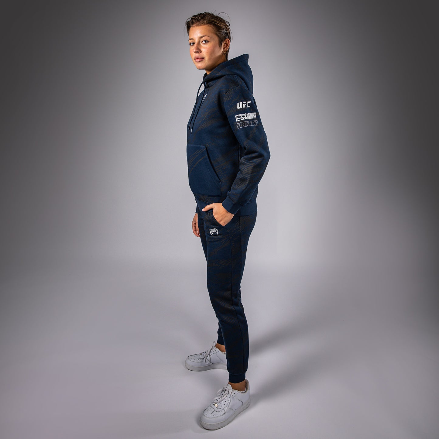 UFC Fusion by Venum Fight Week Sudadera con Capucha para Mujer - Azul oceánico