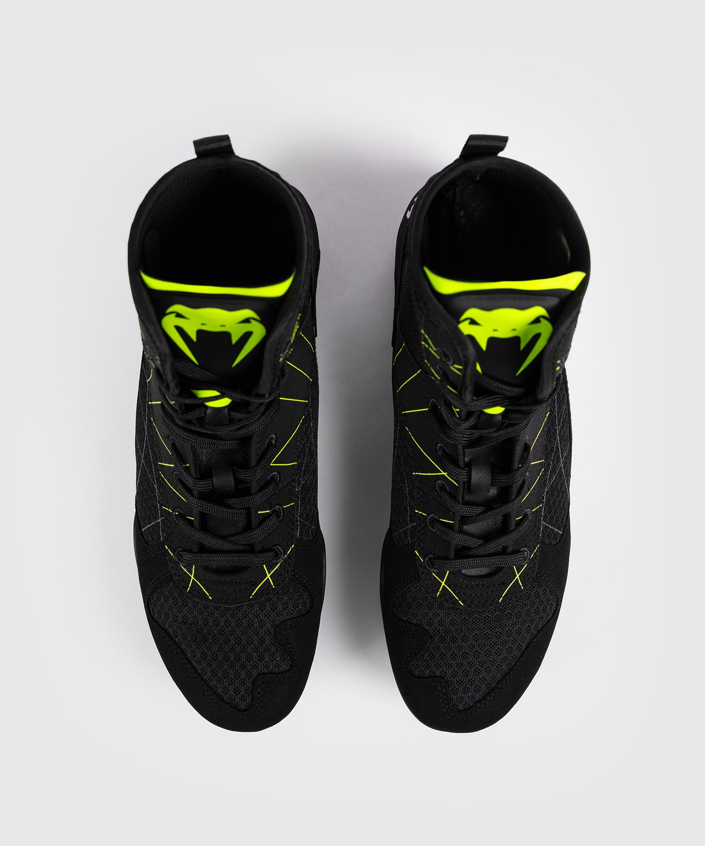 Venum Training Camp 4.0 Calzado de boxeo Elite - Negro/Verde neón