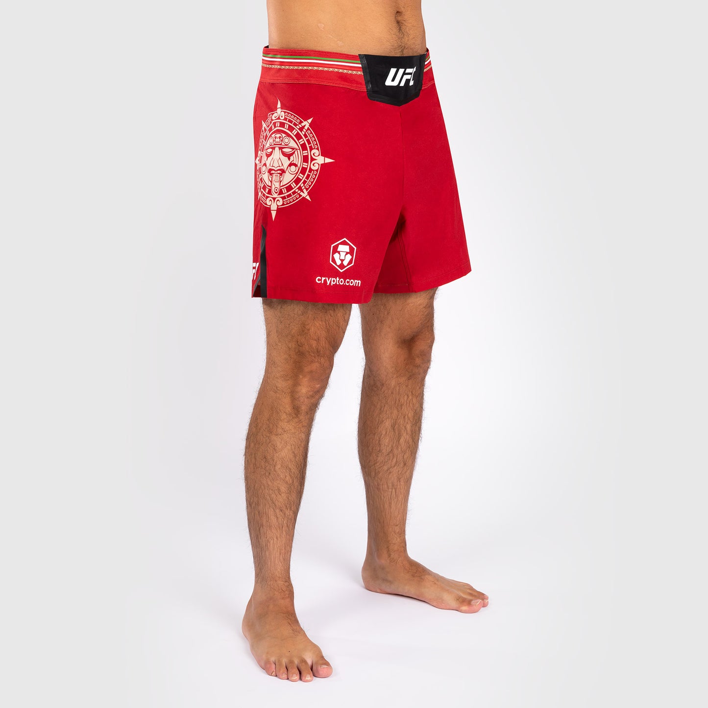 Noche UFC by Venum Authentic Fight Night Pantalones cortos de combate para hombre - Corte corto - Rojo