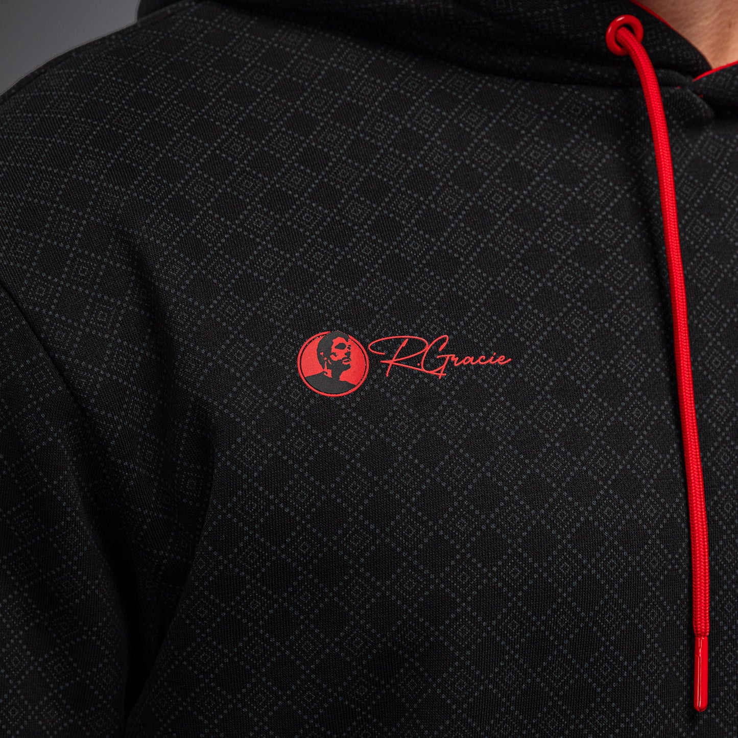 Venum x Roger Gracie Signature Sudadera con Capucha - Negro/Rojo