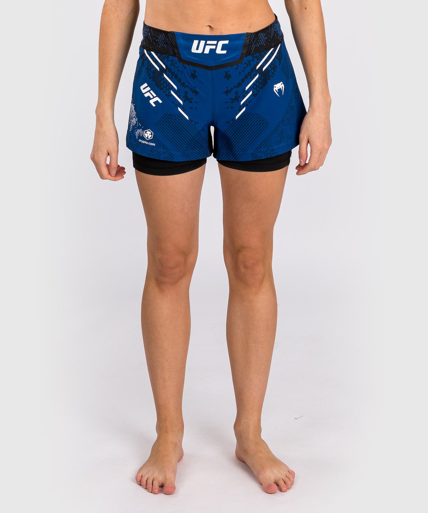 Pantalón corto de mujer UFC Adrenaline by Venum Personalized Authentic Fight Night - Azul