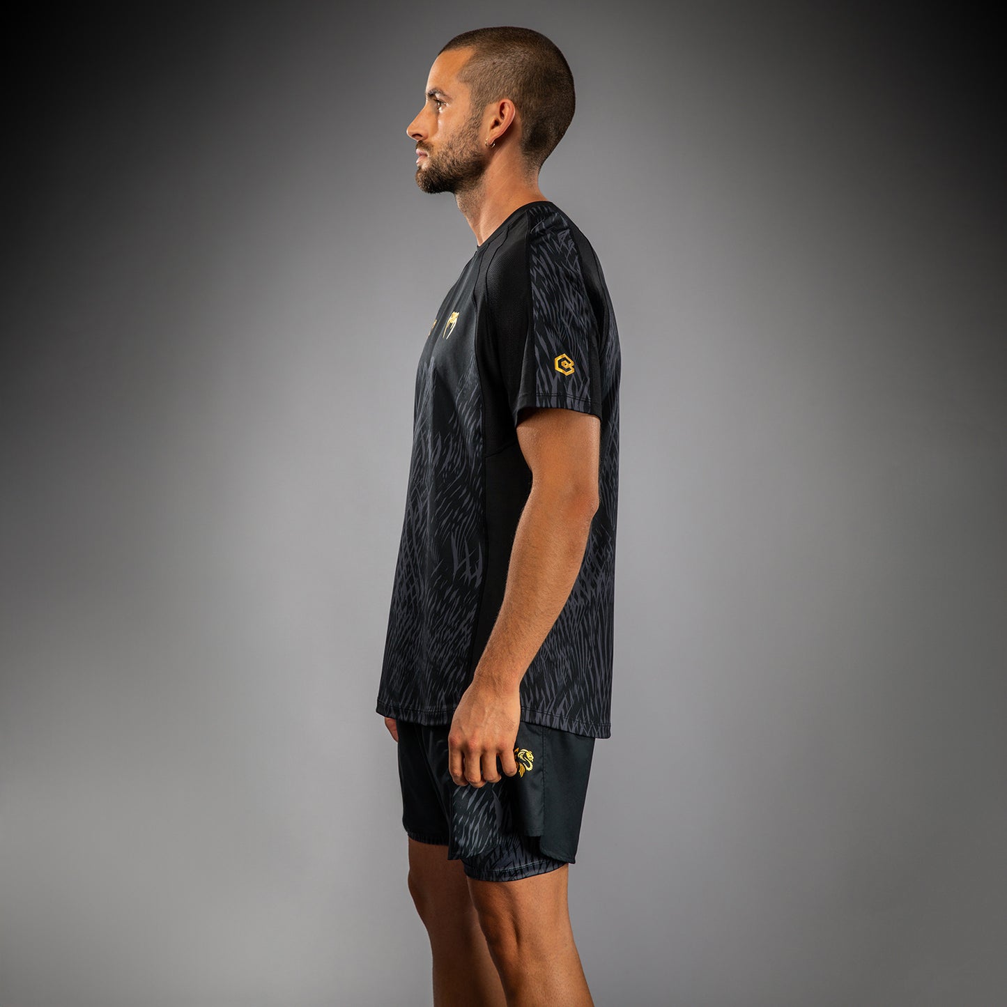 Venum x Chimaev Camiseta Dry-Tech  - Negro/Gris