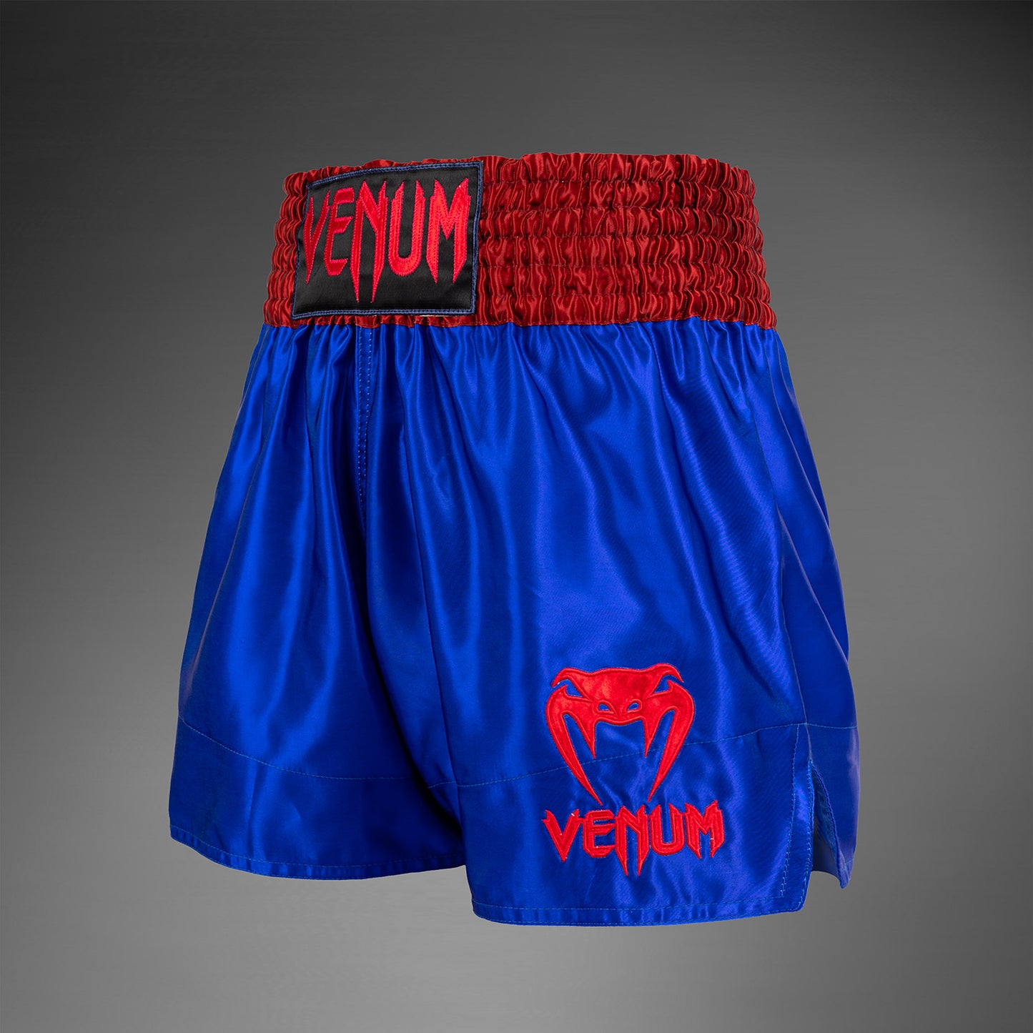 Venum Classic Pantalones Cortos de Muay Thai - Azul Marino/Rojo