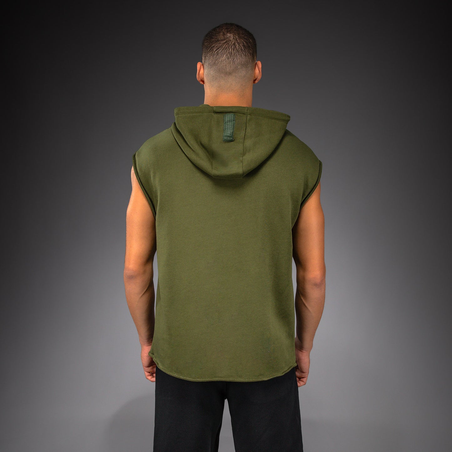 Venum Boxing VT Sudadera con Capucha Sin Mangas – Verde Militar