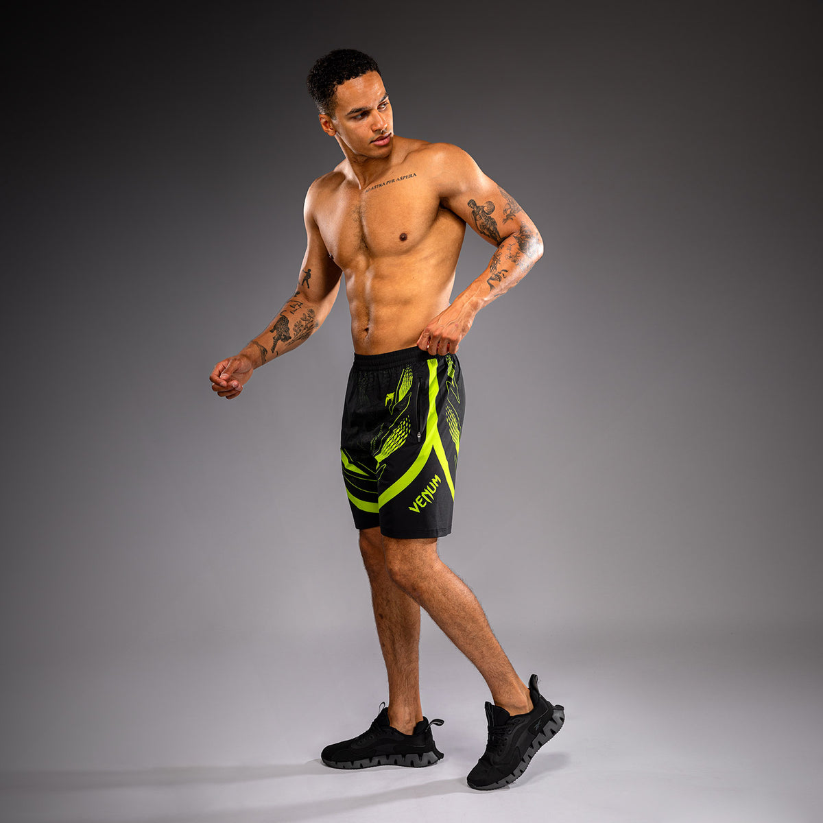 Venum Amazonia Reborn Pantalón corto de entrenamiento - Negro/Verde