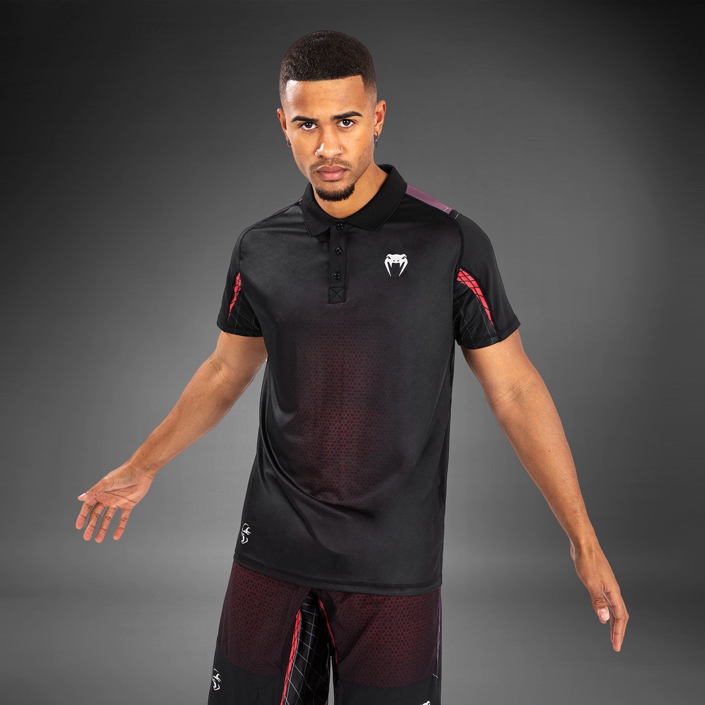 Venum x Dodge Banshee Polo Dry Tech Hombre - Negro